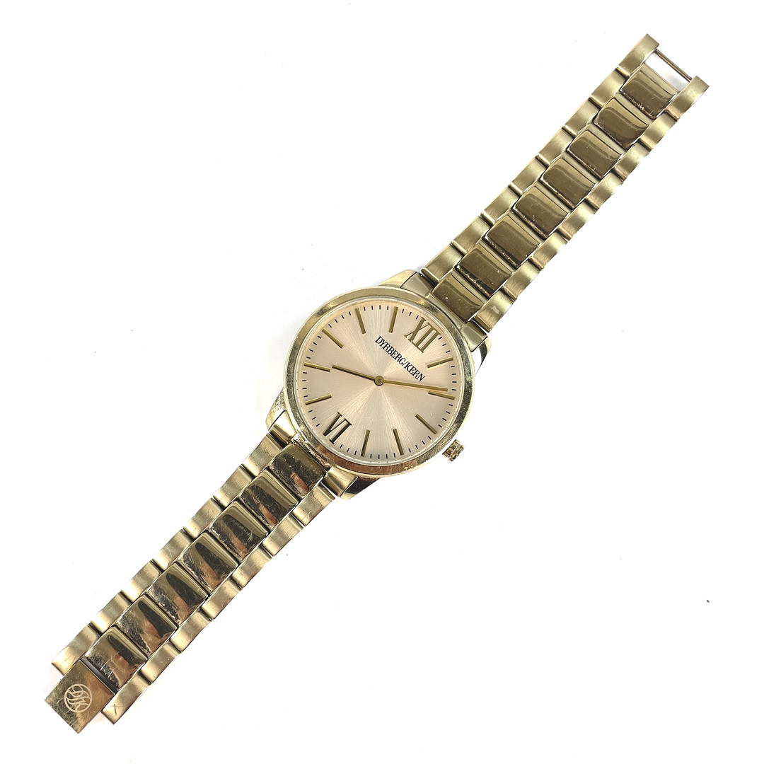 ARMBANDSUR, Dyrberg/Kern, förgyllt stål.