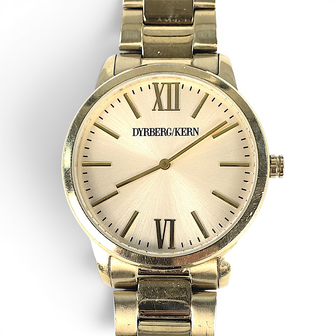 ARMBANDSUR, Dyrberg/Kern, förgyllt stål.