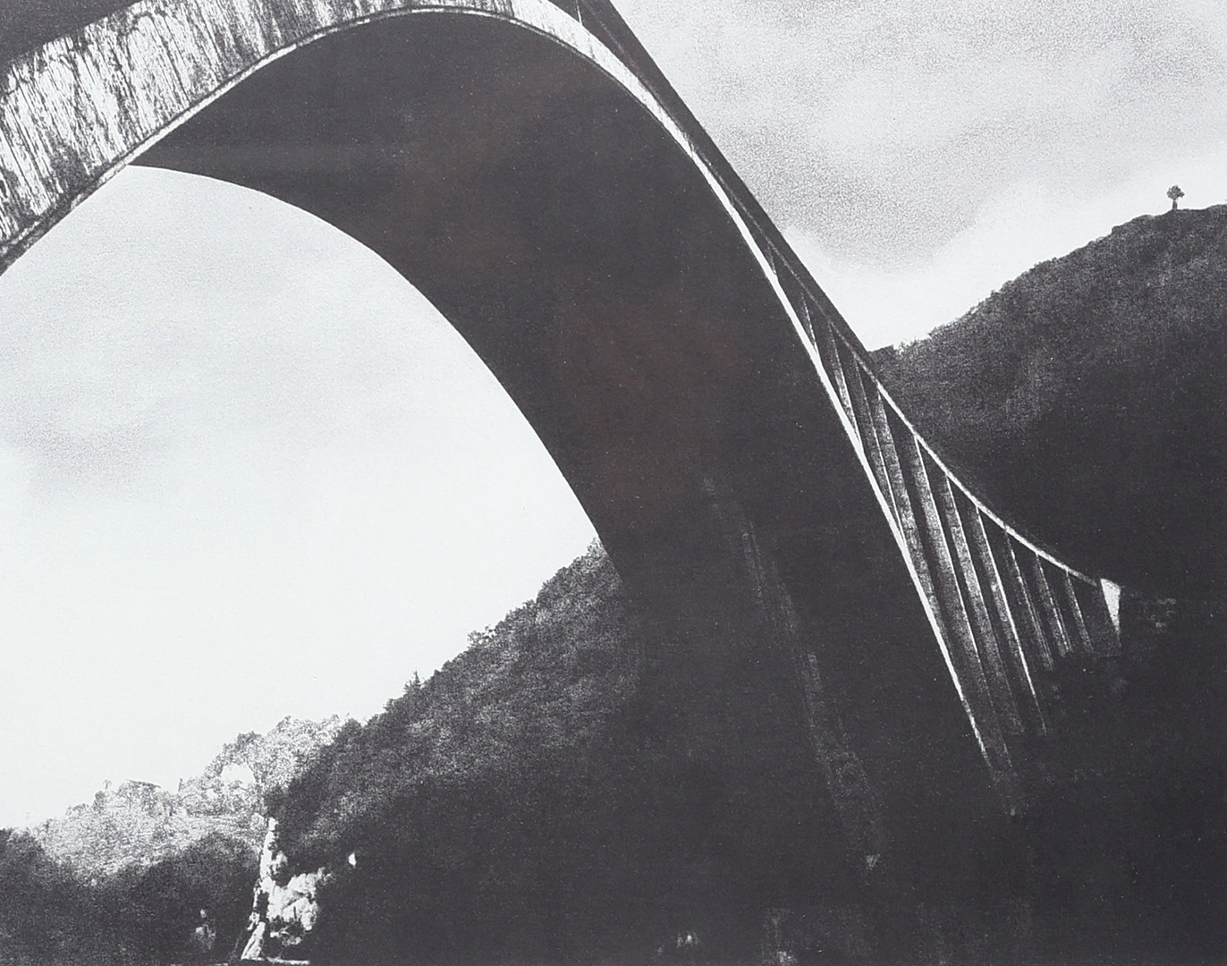 LENNART OLSSON (1925-2010). Tryck, "Emilia Romagna", signerad i tryck.