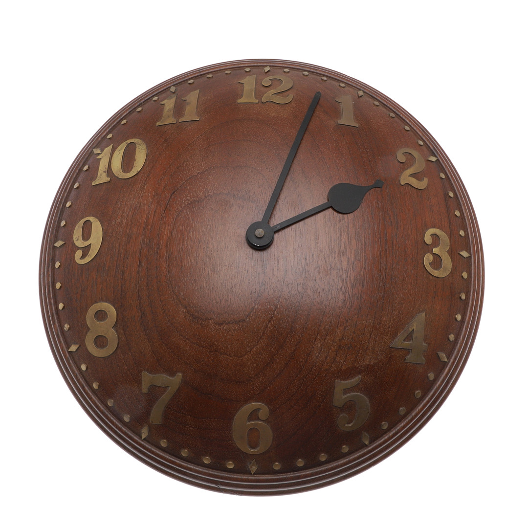 ART DECO WALL CLOCK.