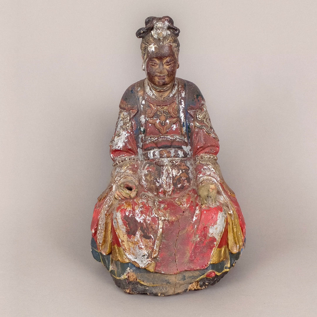 FIGUR DER XIWANGMU IM MING-STIL - CHINA, SPÄTE QING-DYNASTIE.