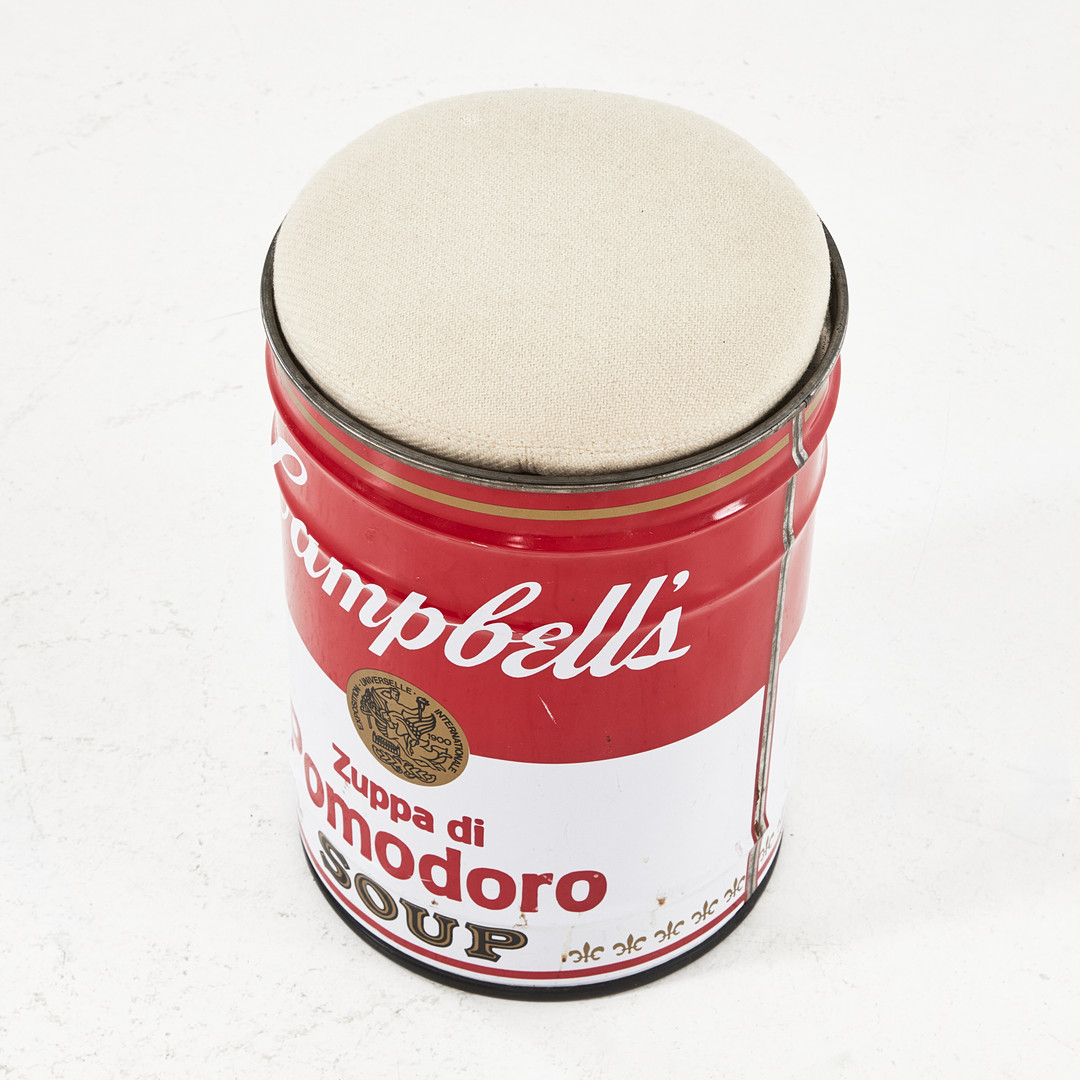 SIMON GAVINA. pall, "Omaggio ad Andy Warhol", locket märkt Ultramobile Simon, Bologna, Italy.