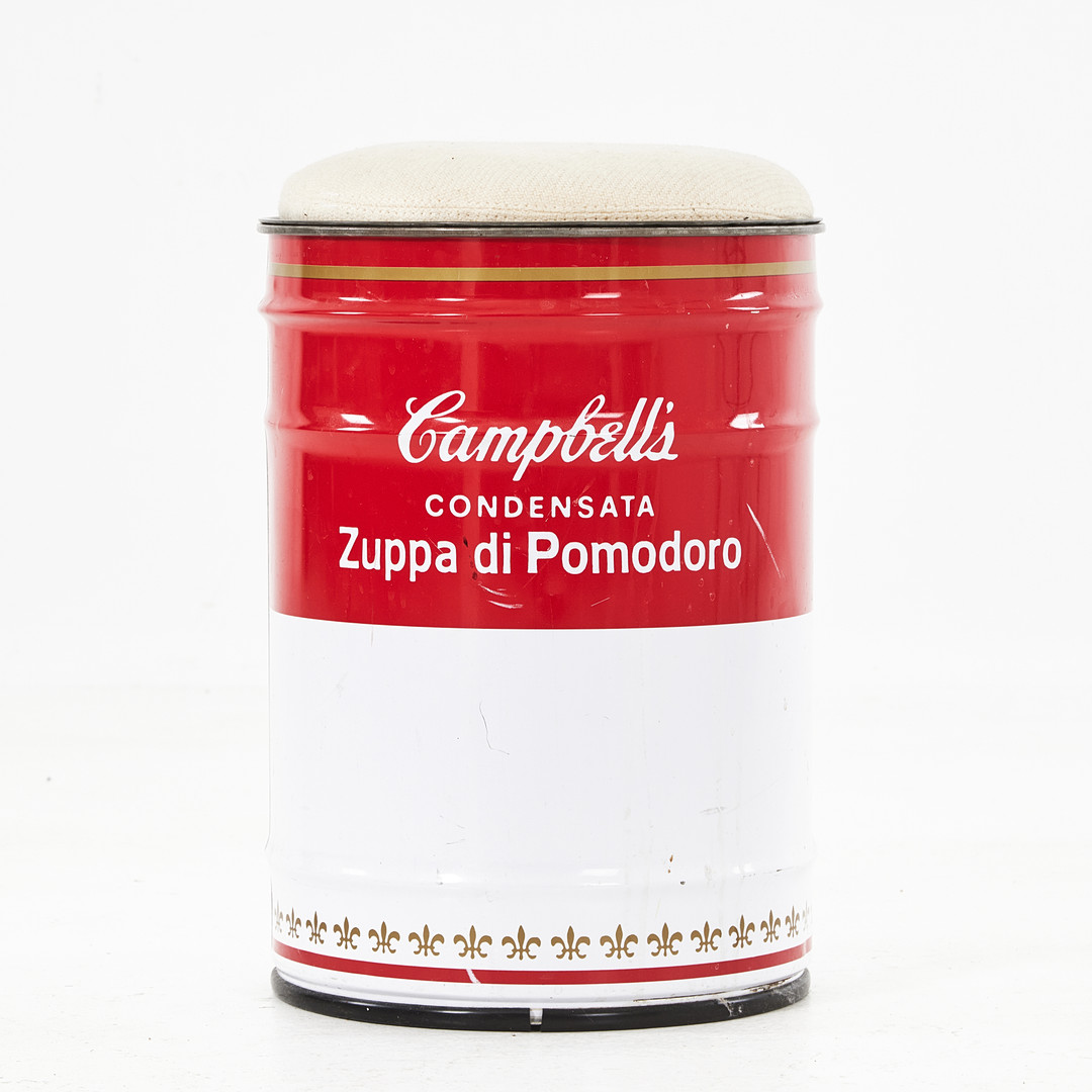 SIMON GAVINA. pall, "Omaggio ad Andy Warhol", locket märkt Ultramobile Simon, Bologna, Italy.