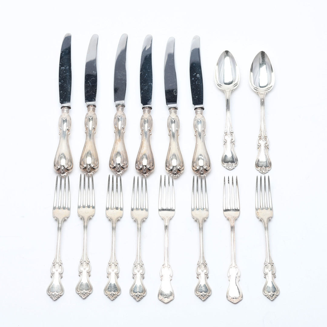 FÖRRÄTTSBESTICK. Silver, 16 delar.