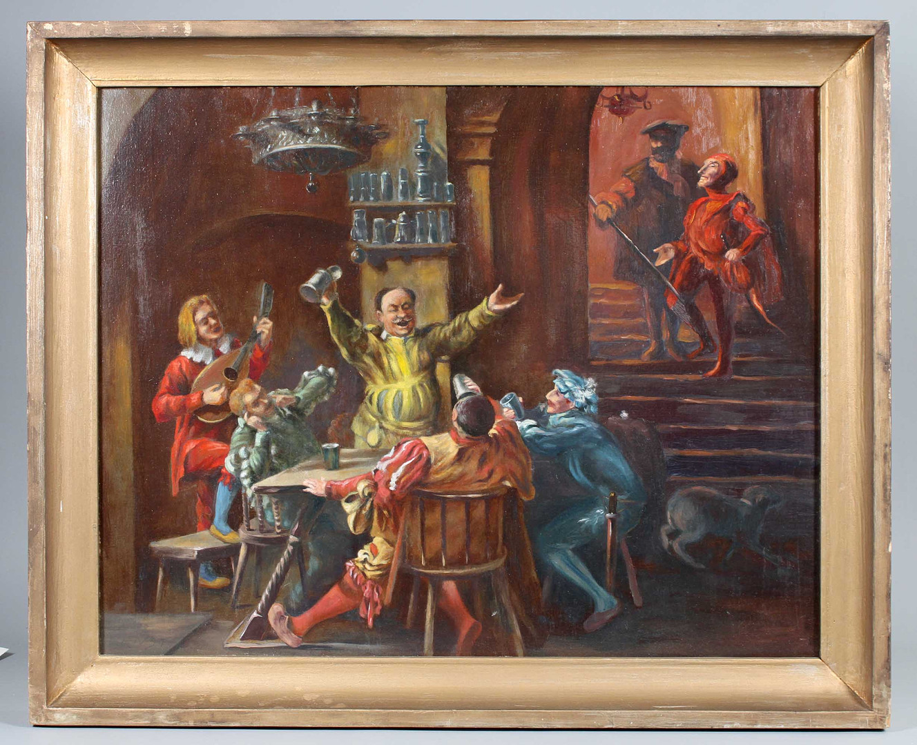 FAUST MIT MEPHISTO IN AUERBACHS KELLER, Ernst.