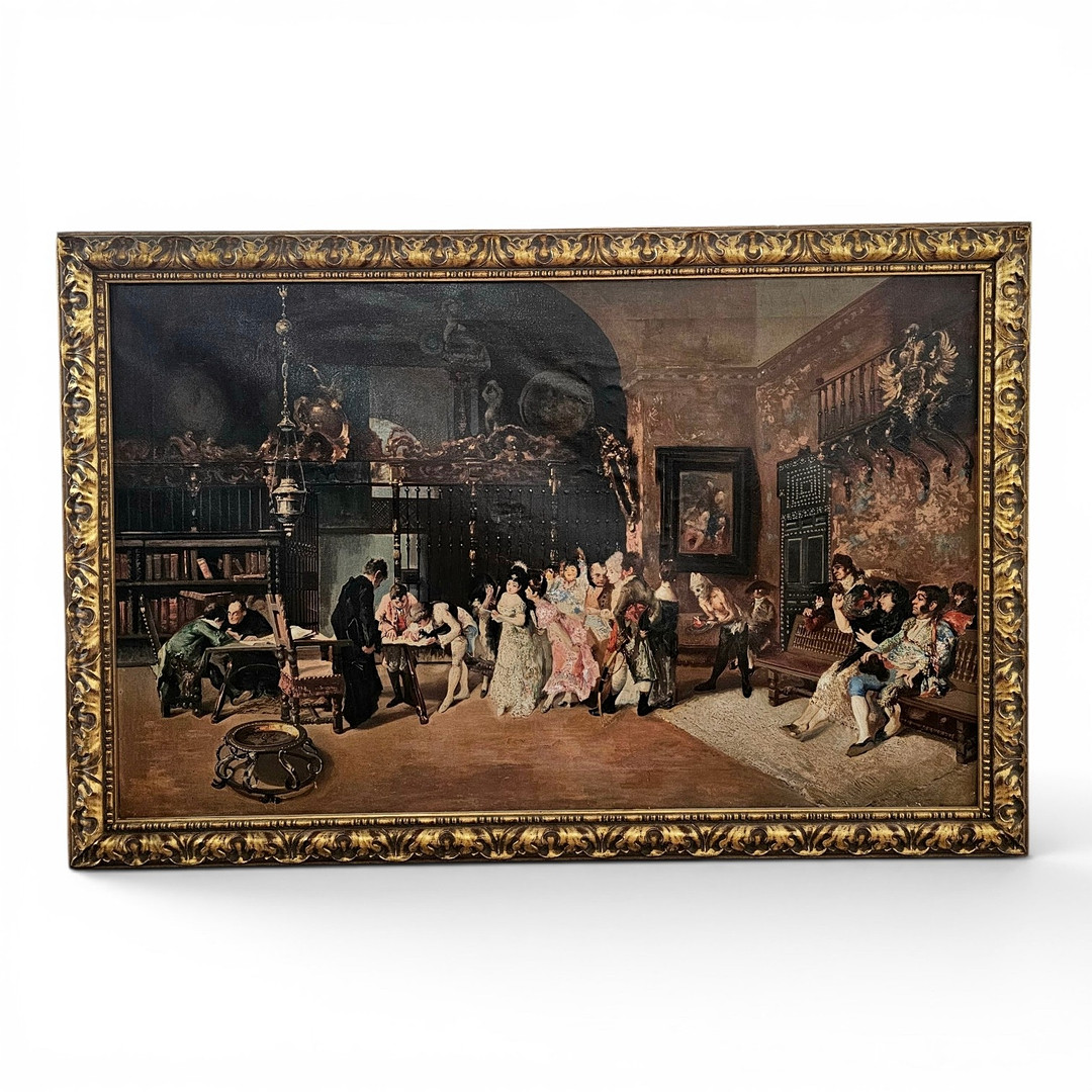 ESCUELA ESPAÑOLA. SIGLO XX. "La Vicaria". Copia de Fortuny.