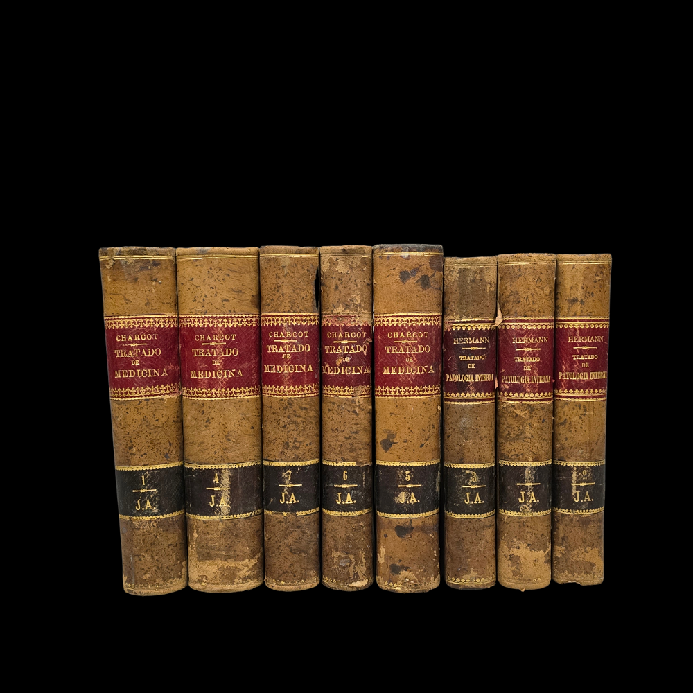5 TOMOS INCOMPLETOS. TRTADO DE MEDICINA CHARCOT. BOUCHARD BRISSAUD. ED. ADMINISTRACIÓN. 3 TOMOS INCOMPLETOS. TRATADO DE PATOLOGIA INTERNA Y TERAPEUTICA POR DR HERMANN EICHHORST. ED. ESPASA.