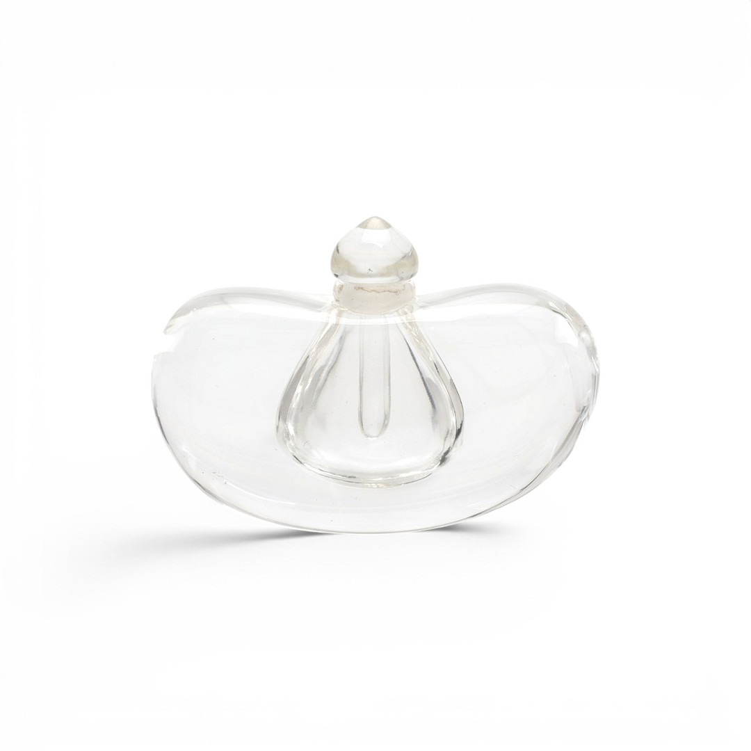 TIFFANY & CO. ELSA PERETTI. Rock crystal perfume bottle.