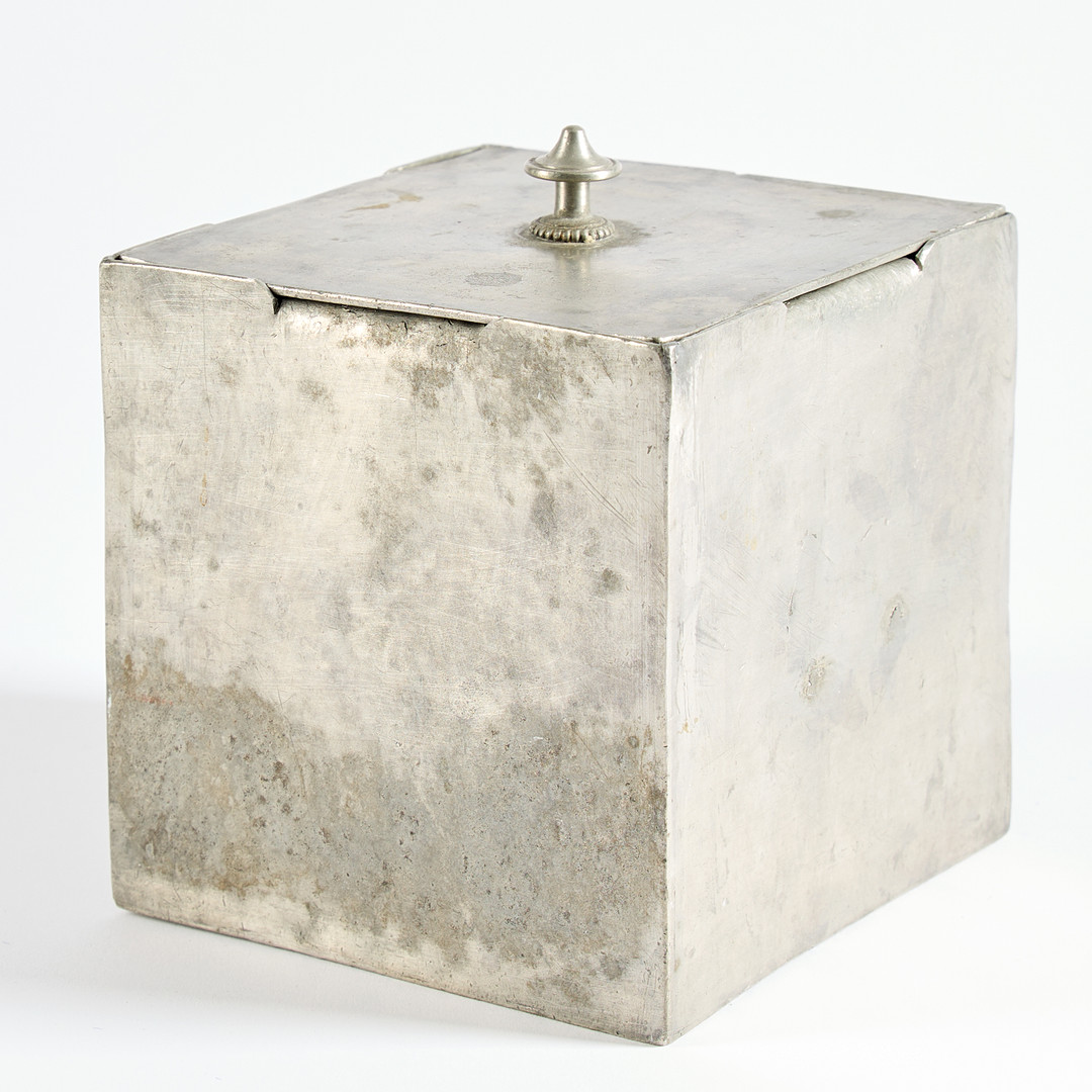 TOBAKSBURK, tenn, 1800-tal.
