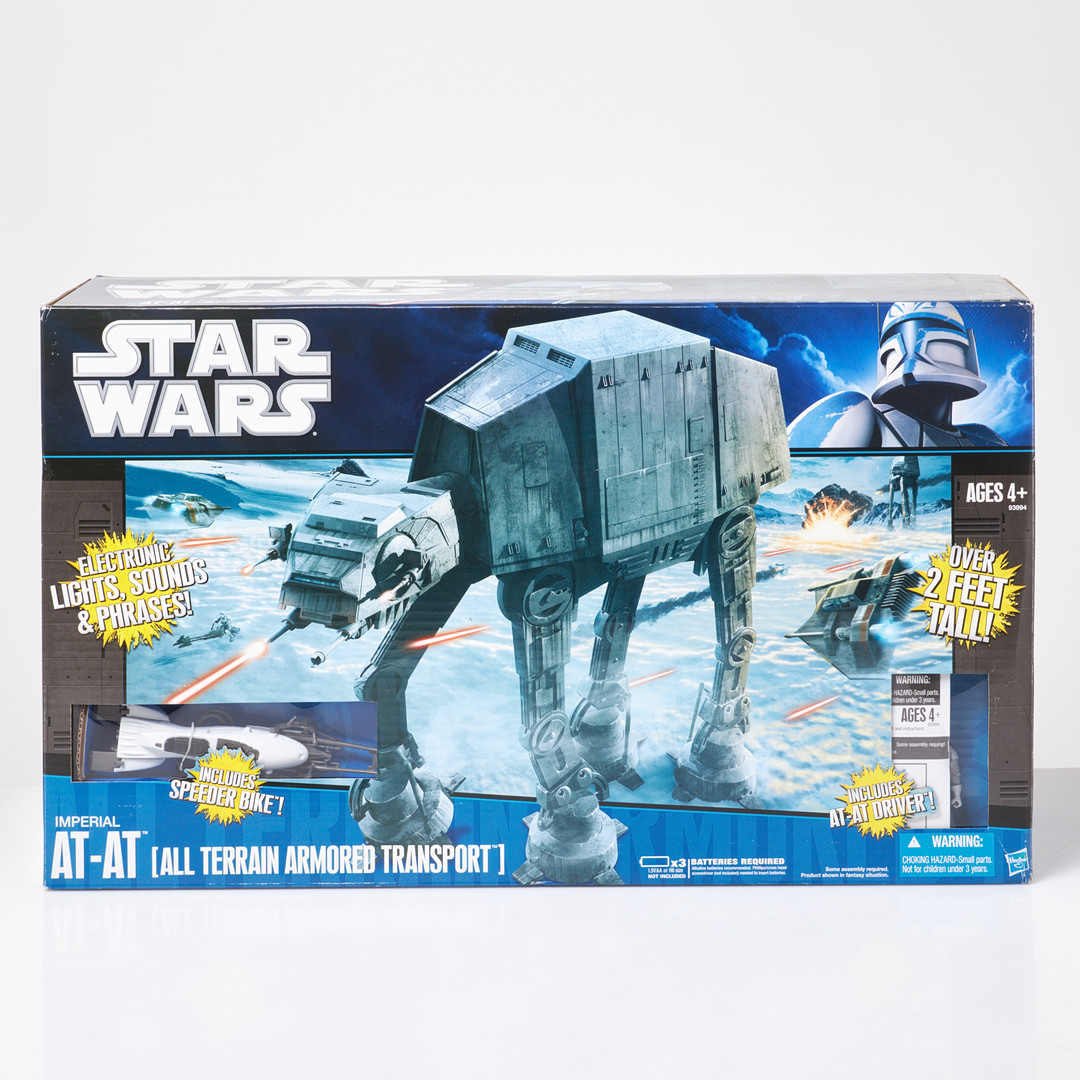 STAR WARS. Imperial AT-AT (All Terrain Armoured Transport Walker), 2009, Hasbro.