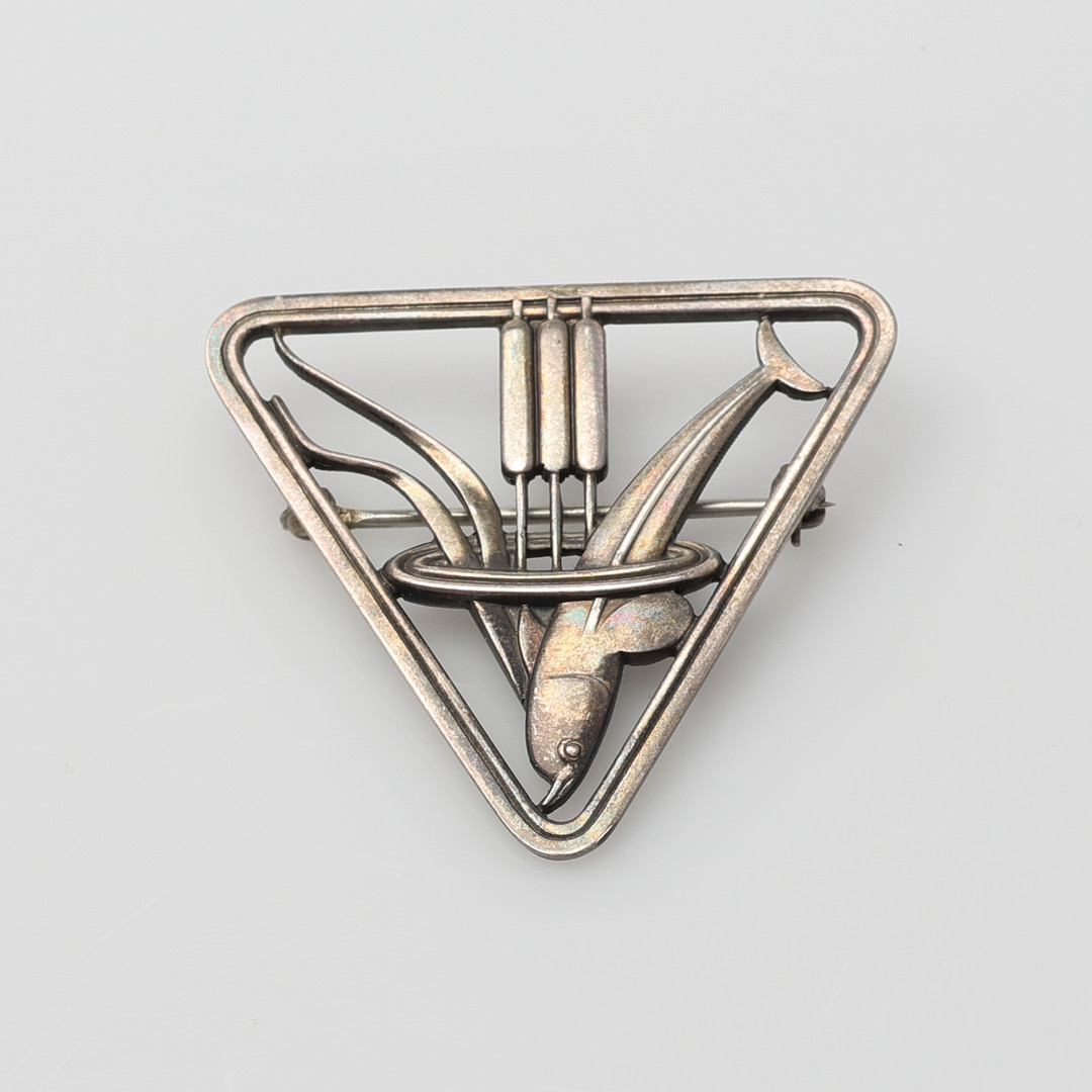 BROSCH, Georg Jensen, sterlingsilver, modell 257.
