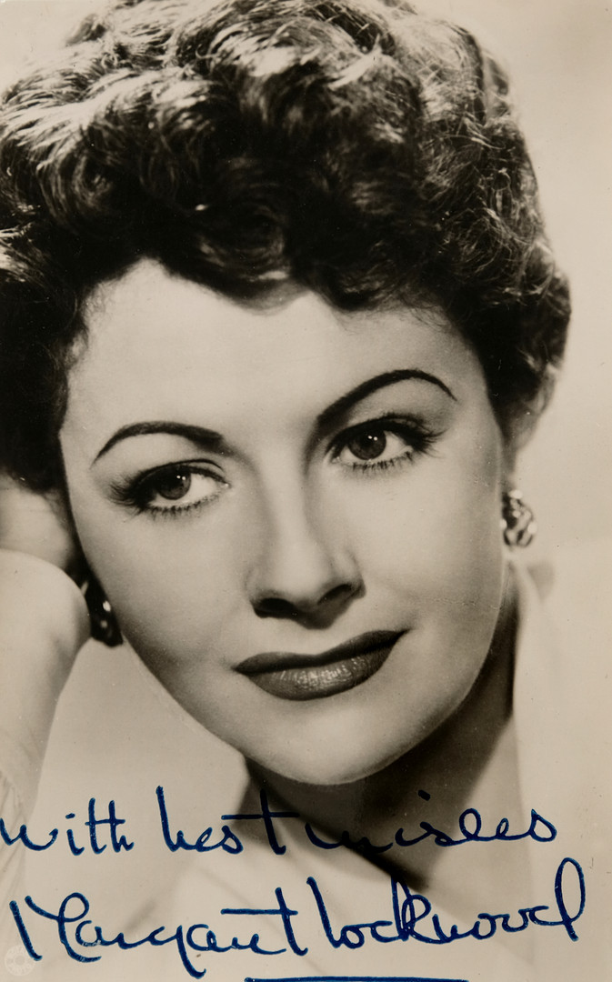 MARGARET LOCKWOOD. Autograf.