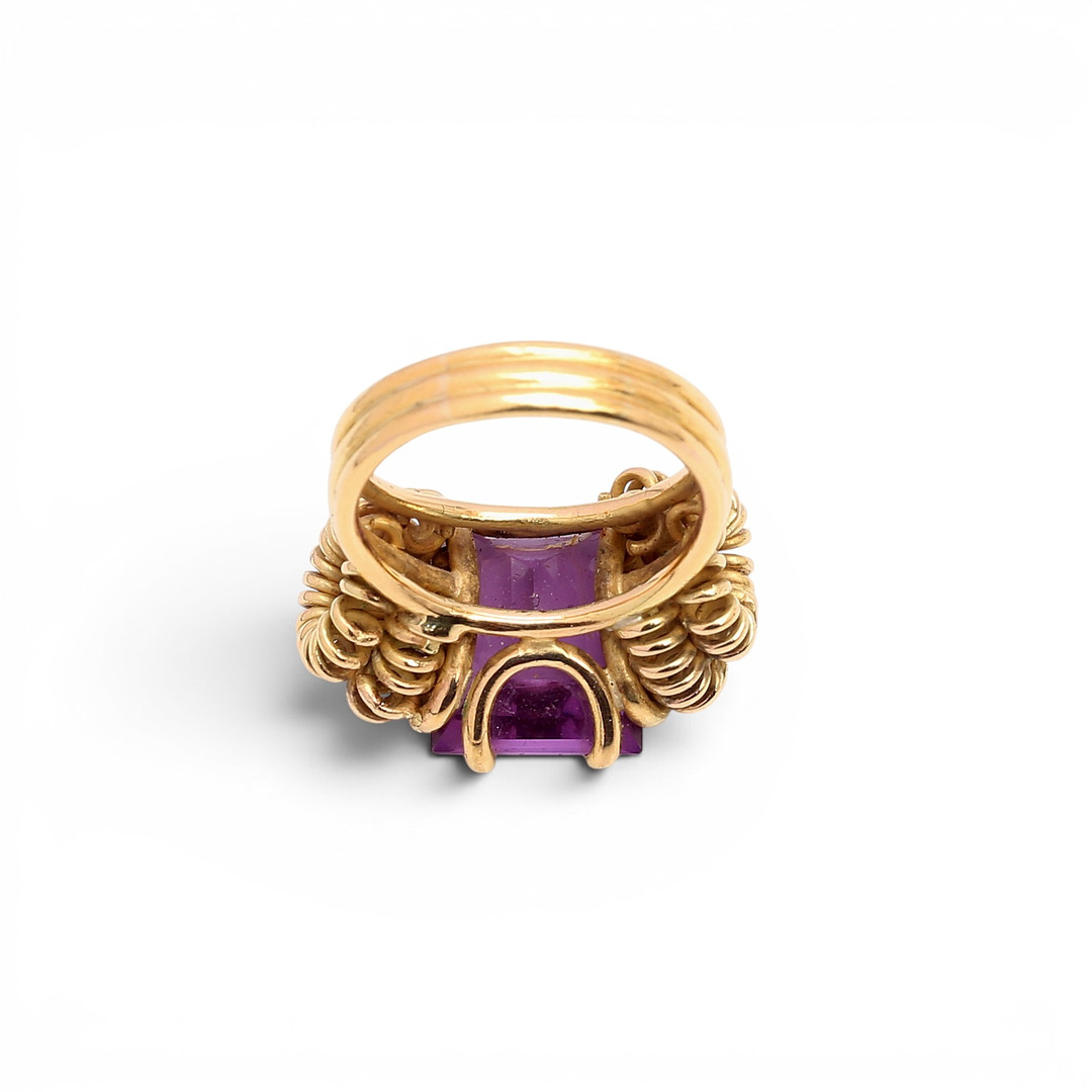 Chevalier gold ring, circa 1940.