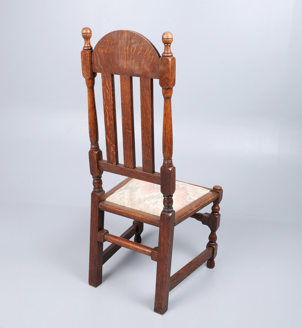 GEORGIAN MAHOGANY PIECRUST TABLE, ANOTHER TABLE, AND CHAIR. (3).