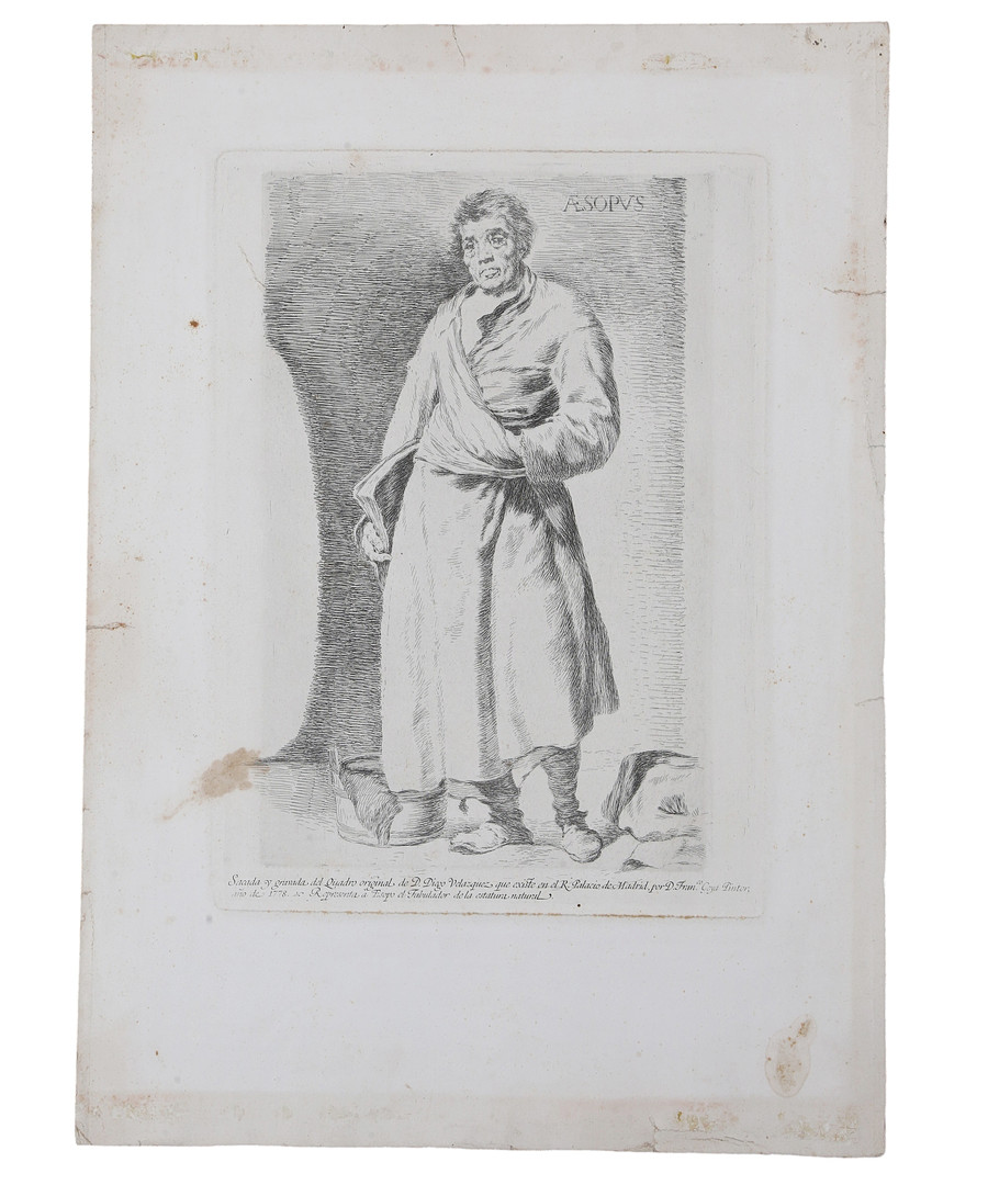 AFTER FRANCISCO DE GOYA Y LUCIENTES. Aesopus.