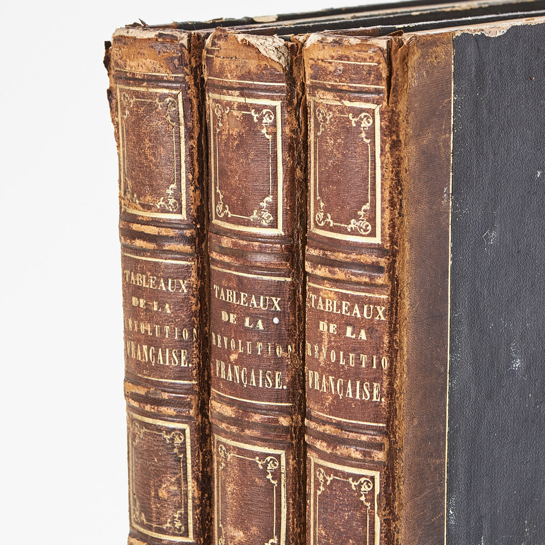 TABLEAUX HISTORIQUES DE LA REVOLUTION FRANCAISE, ca 1800, 3 volymer.