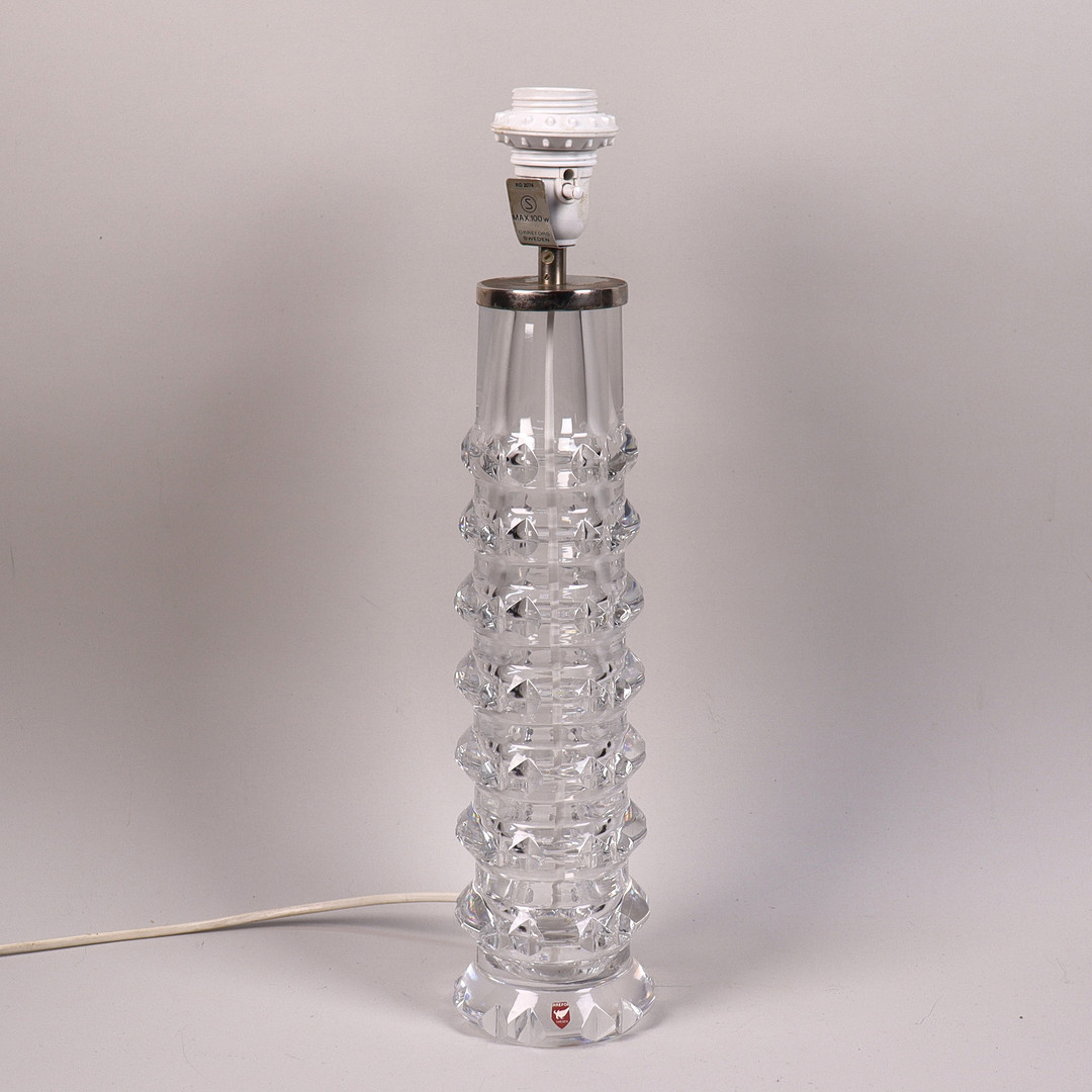 CARL FAGERLUND. bordslampa, Orrefors, modell RD 2074, glas.