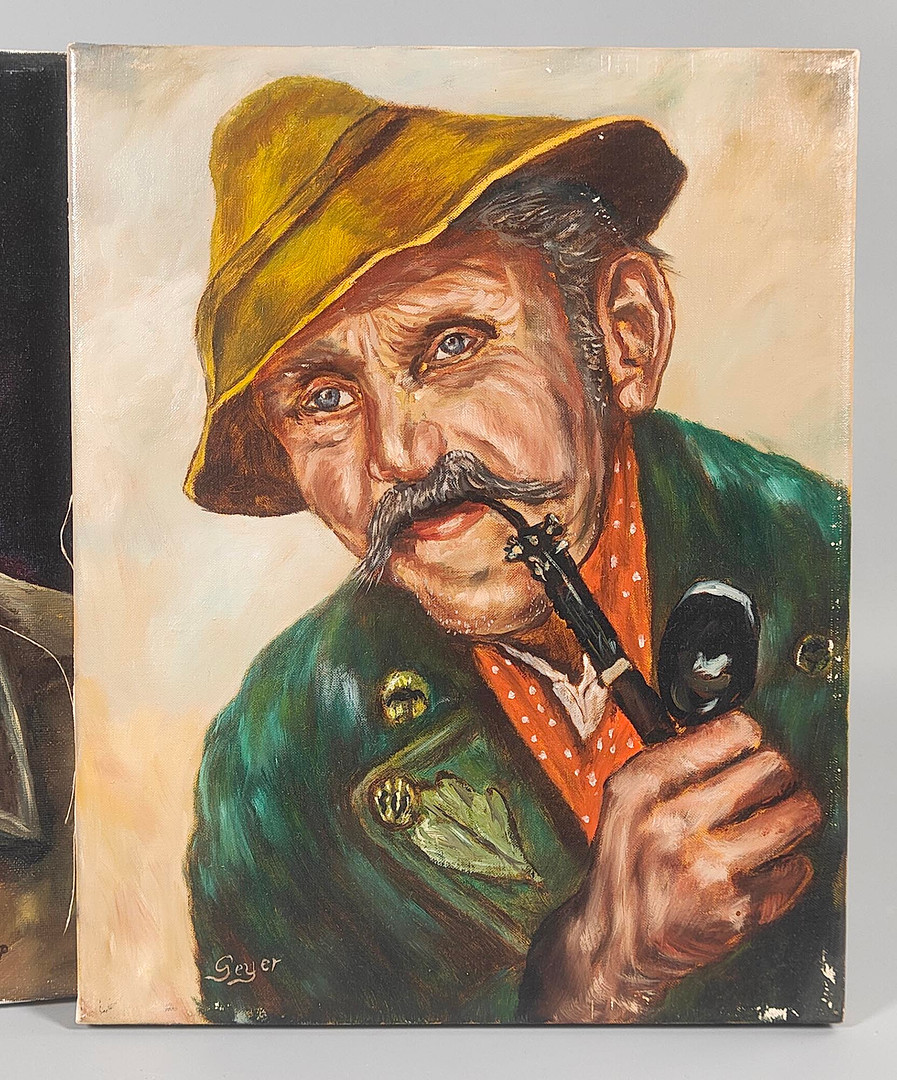 3 HERRENPORTRAITS IN TRACHT, GEYER.