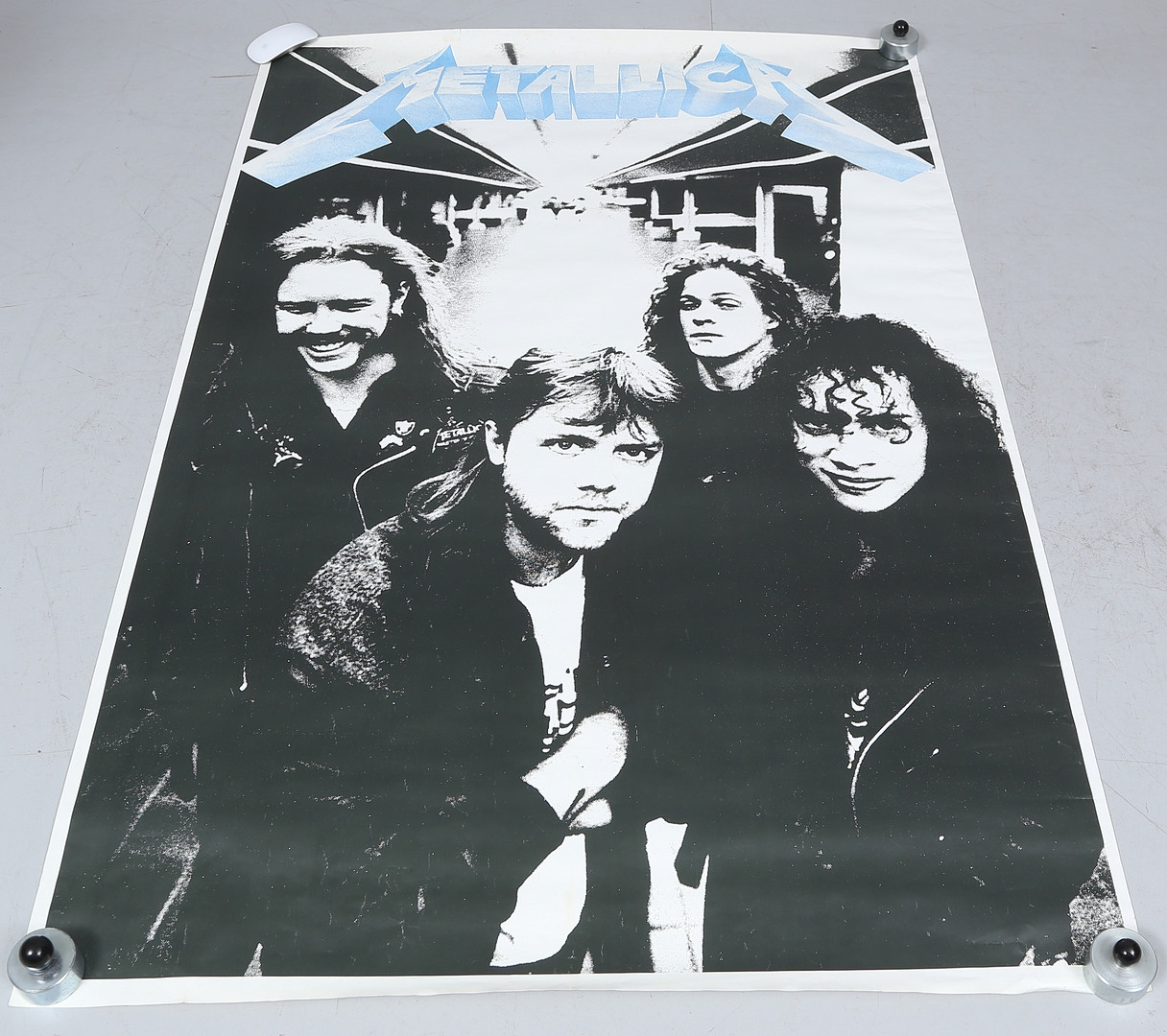 POSTER, Metallica, enligt uppgift under turnén för "Justice for all" i Japan.