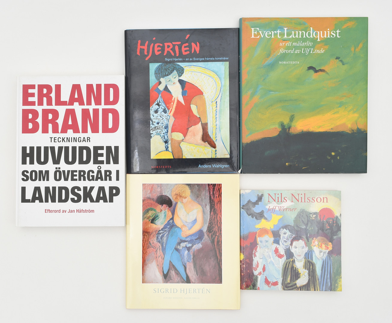 Svenska Konstnärer, Hjertén, Nilsson, Lundquist. 5 Volymer.