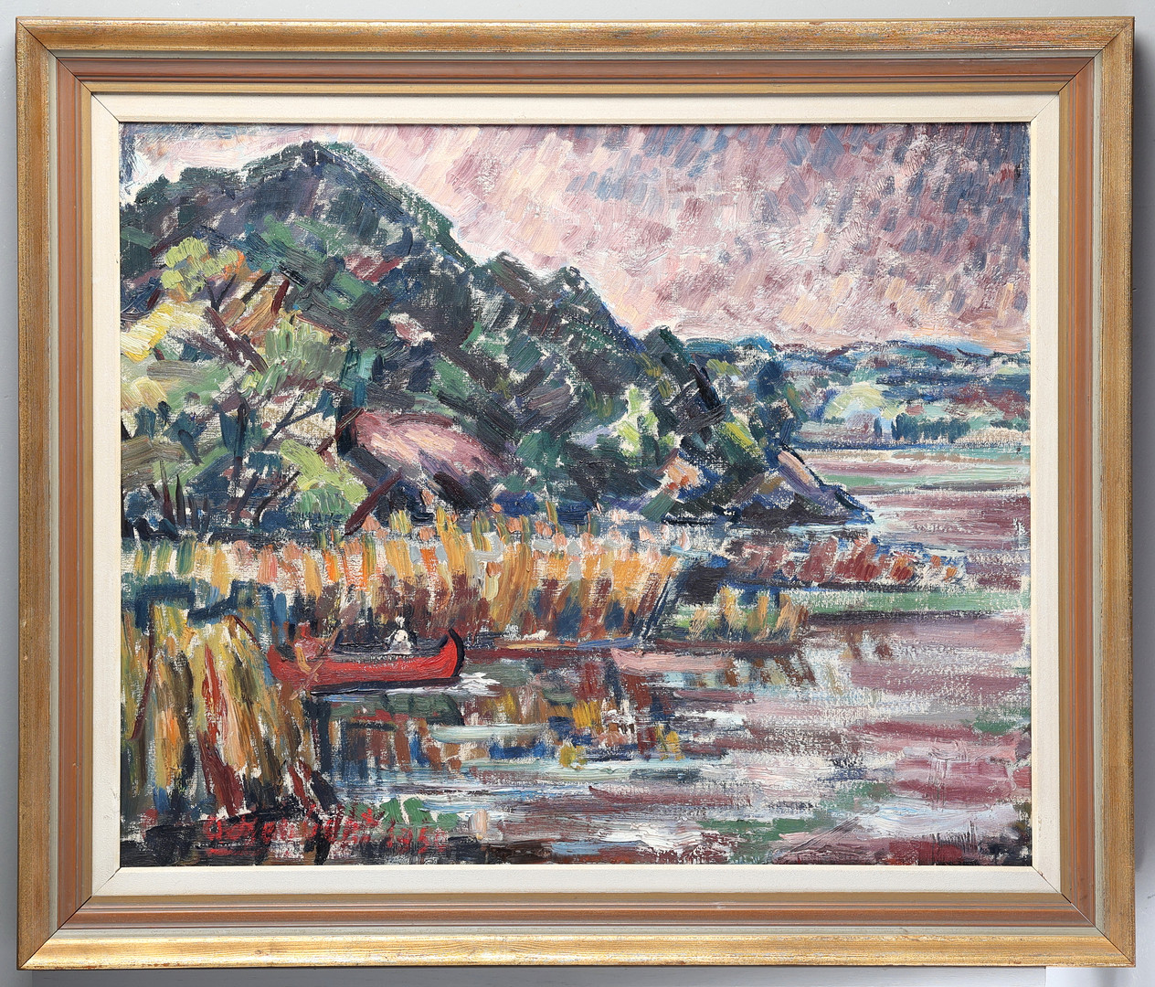 ARVID HERBERT. Olja på duk, signerad, daterad 1950.