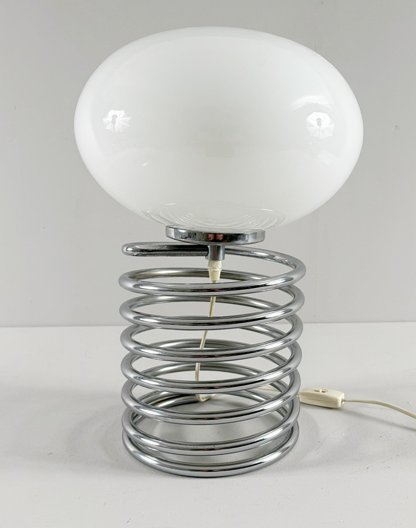 INGO MAURER. für Honsel, Spiral Tischlampe/Tischleuchte, Deutschland, 1970er Jahre.