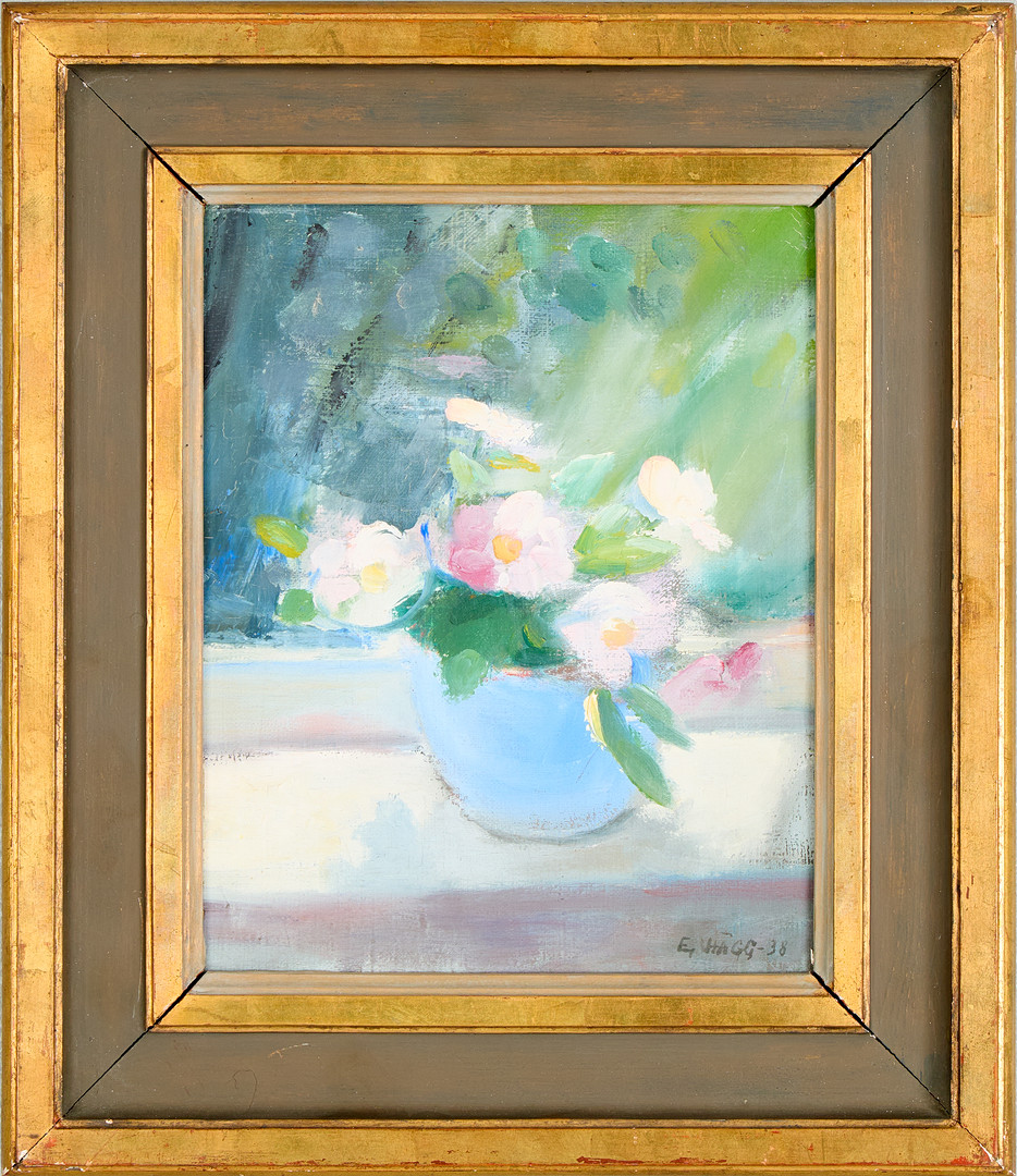 EDVIN HÄGG (1893-1974). Blomsterstilleben.
