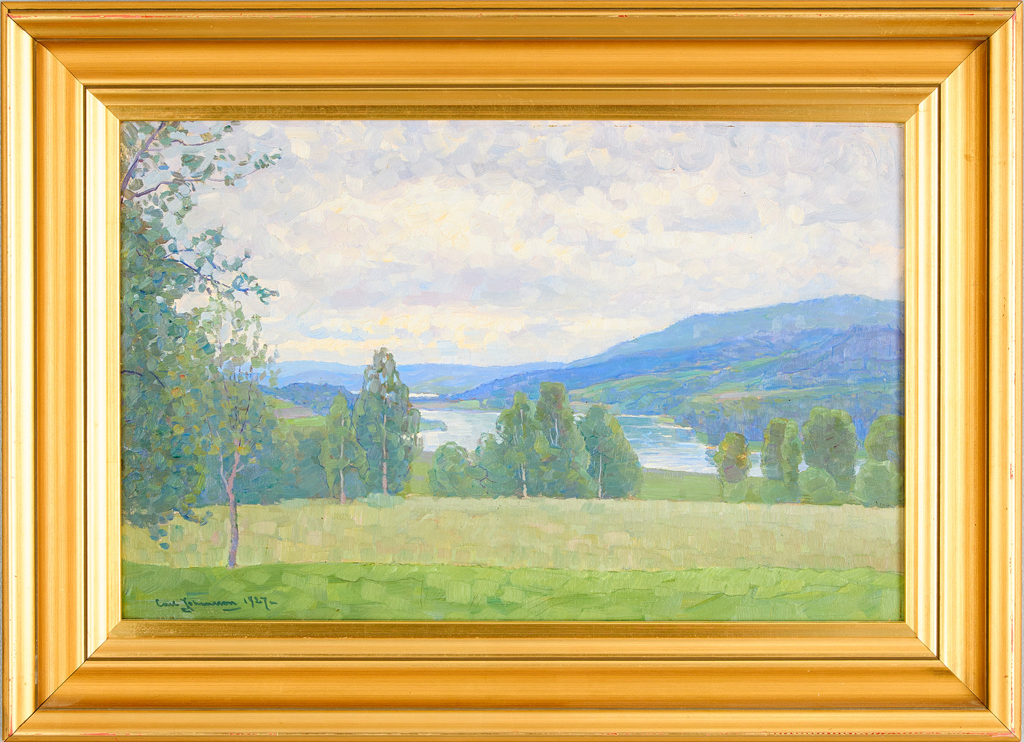 CARL JOHANSSON 1863-1944. Landskap.