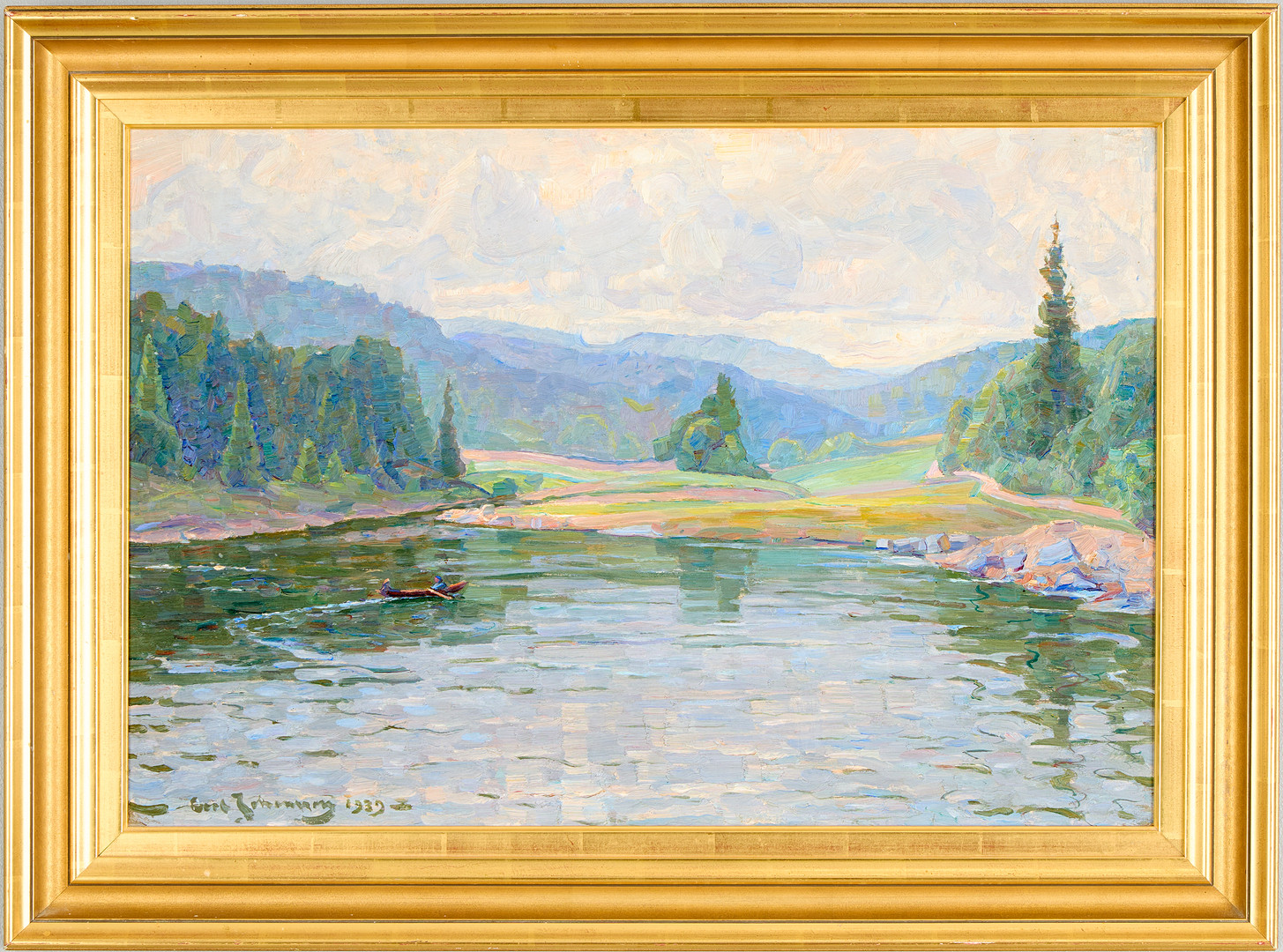 CARL JOHANSSON 1863-1944. Landskap.
