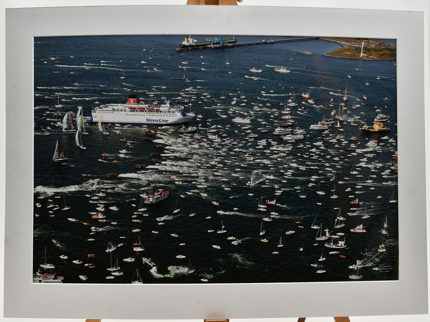 2 st fotografier. Volvo Ocean Race 2001 - 2002 Rick Tomlinson.