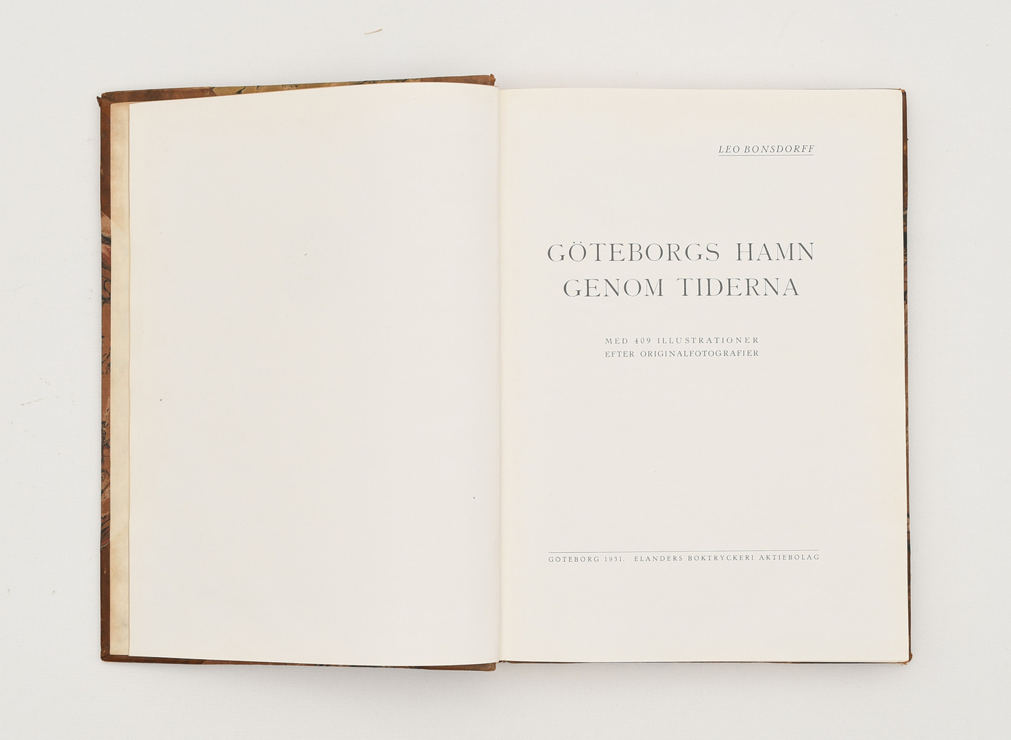Göteborg, Hamnen. sjöfart mm. Loggboken. 7 volymer.
