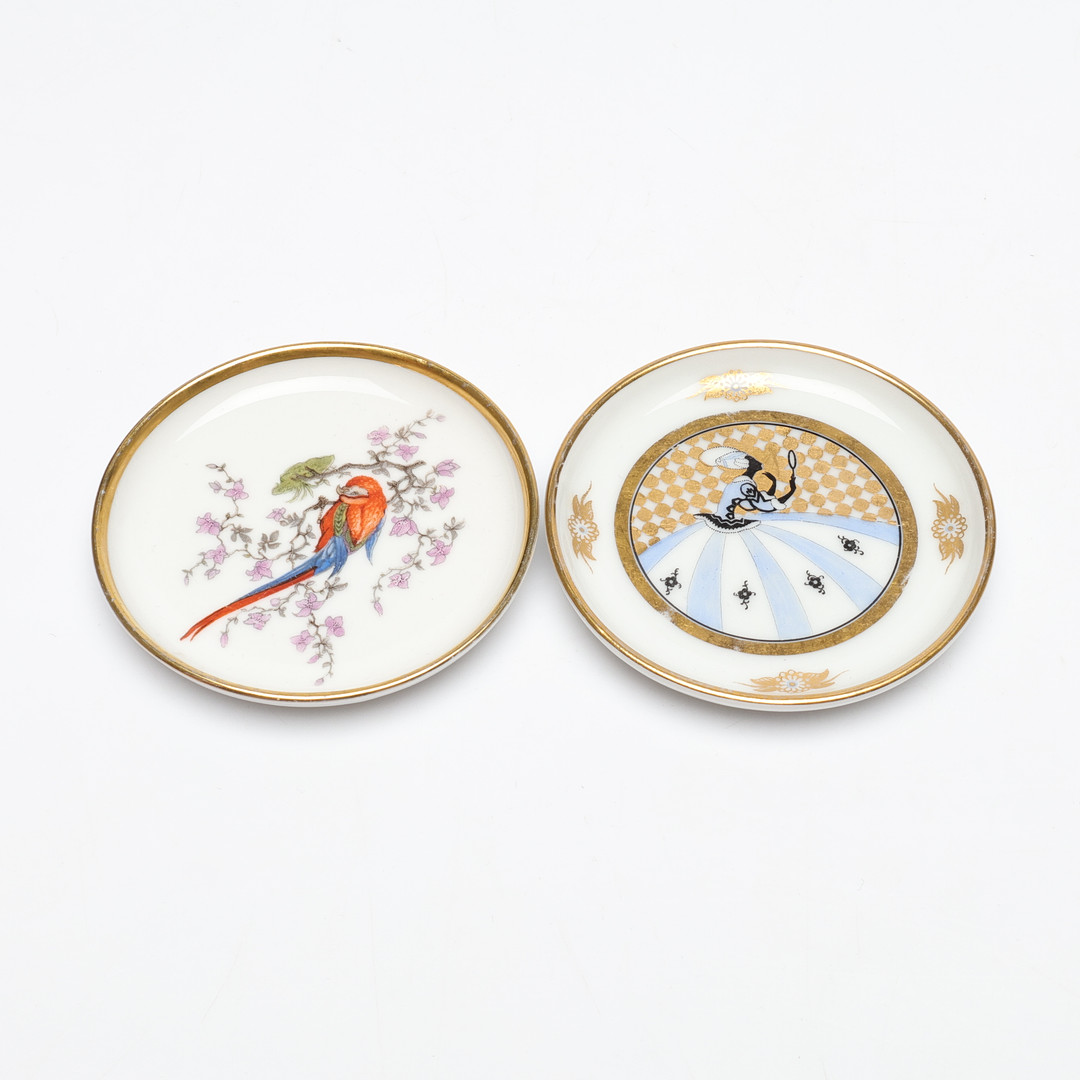 FAT, 8 st, porslin, handmålade, Rosenthal.