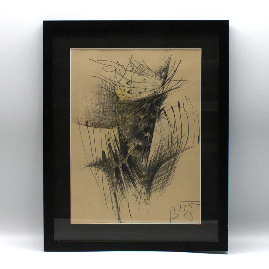 BERNHARDT HEILIEGER. ABSTRAKTE KOMPOSITION; SIGNIERT UND DATIERT 1965.