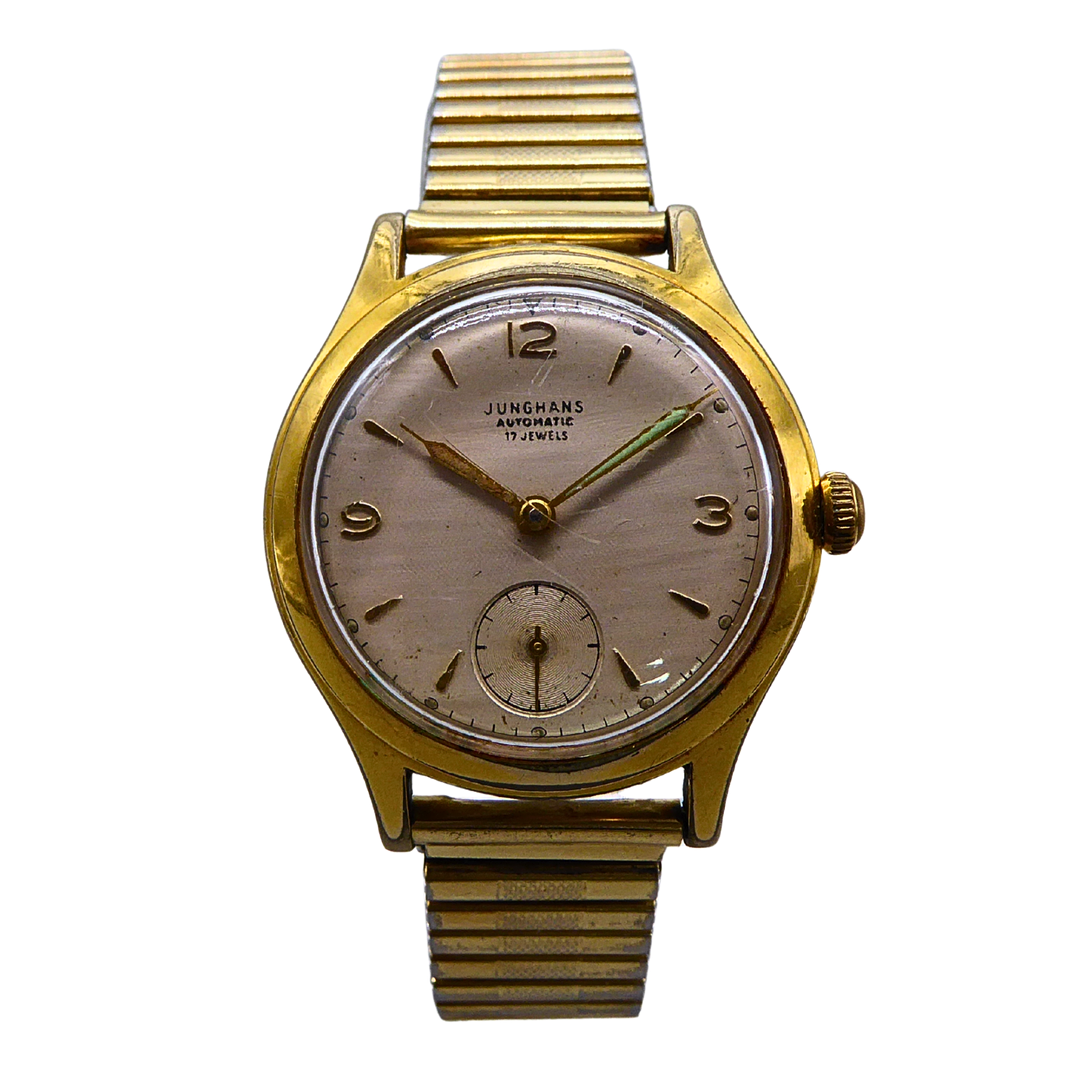 JUNGHANS 17 JEWELS AUTOMATIC ARMBANDUHR.