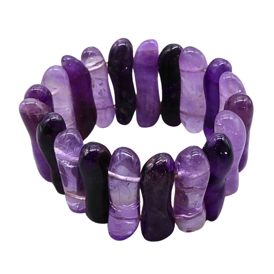 DAMENARMBAND AUS VERSCHIEDENEN EDELSTEINEN.
