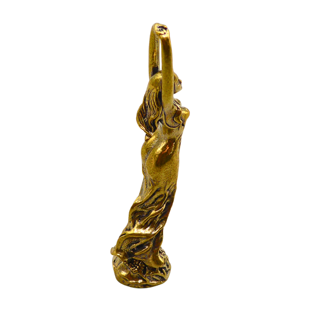 MESSING FIGUR "TANZENDE FRAU".