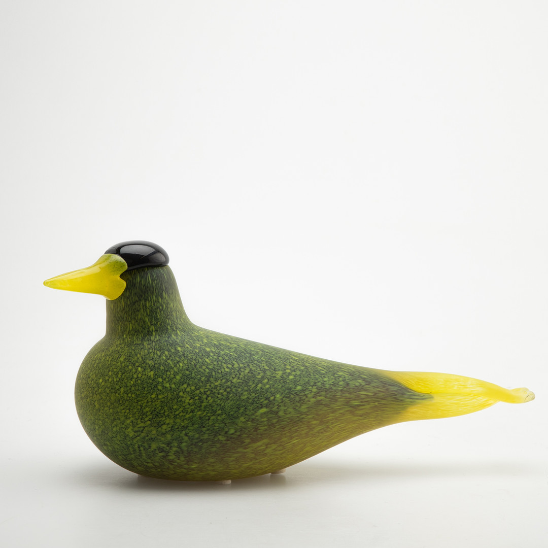 OIVA TOIKKA. für iittala, Glasvogel, 'Kiisla', mundgeblasen, signiert, Finnland
