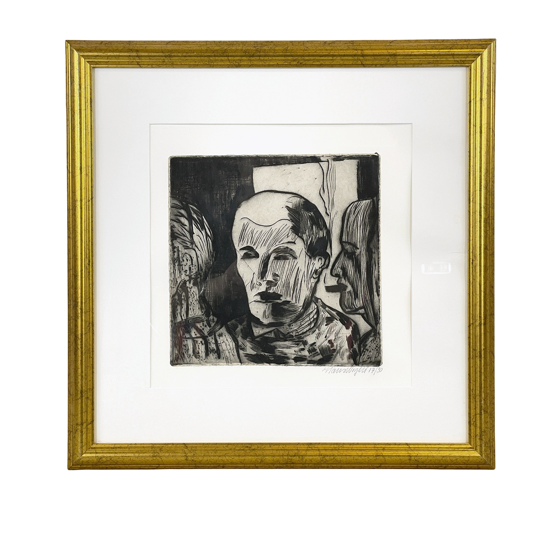 HANS WIGERT. Etsning, figurscen, signerad samt numrerad 17/30.