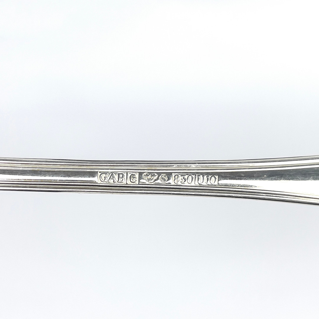 BESTICKSERVIS, silver, GAB, 36 delar, modell Gammal fransk, 1994.