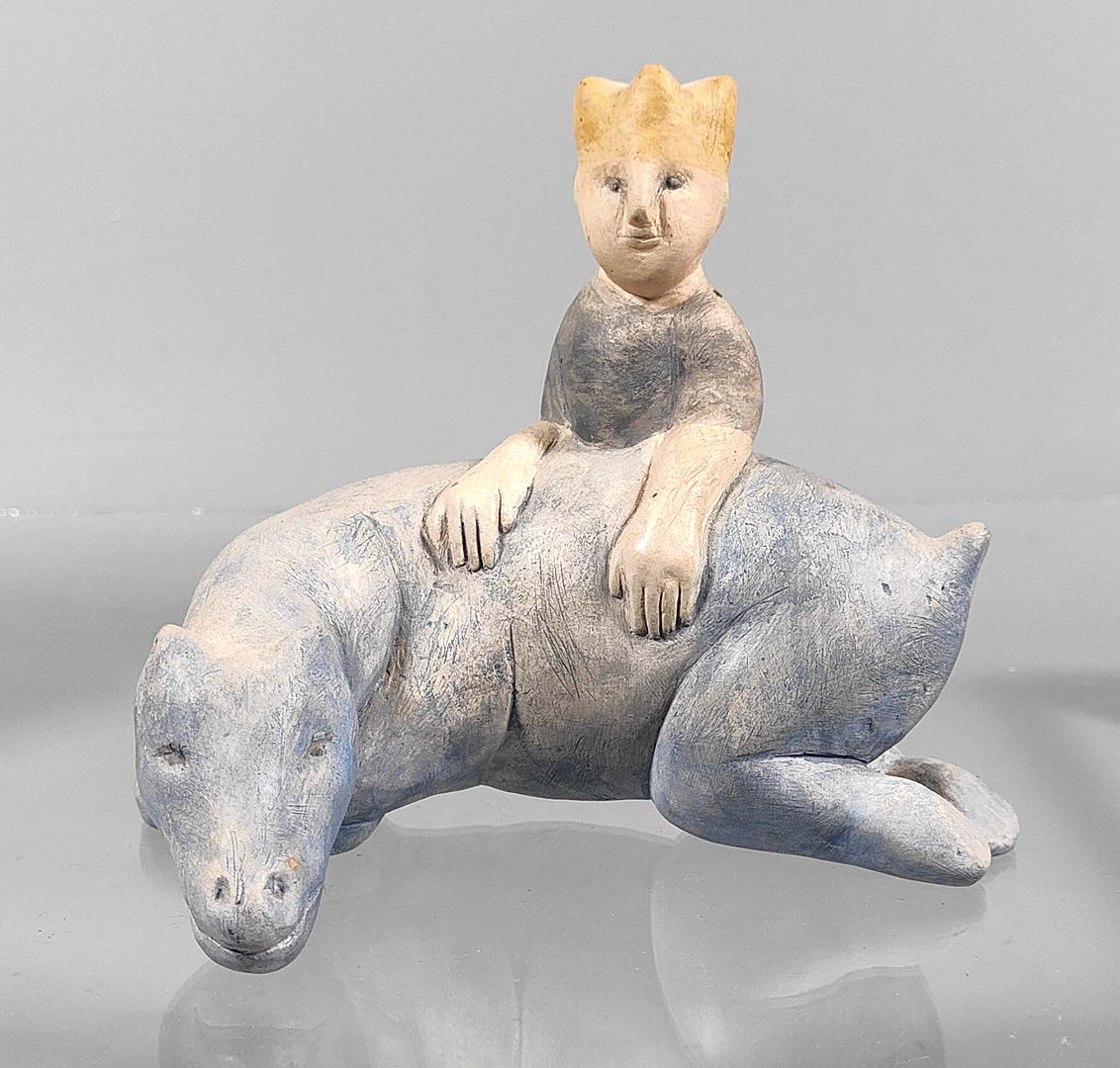 Keramikfigur, signiert.
