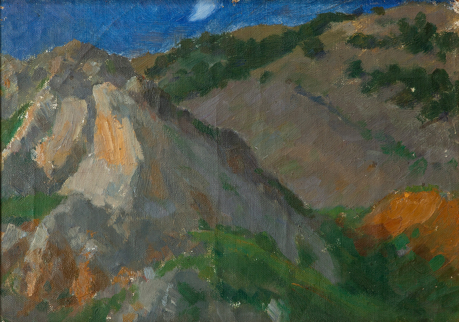 KARL ISAKSON. TILLSKRIVEN. Bergslandskap.