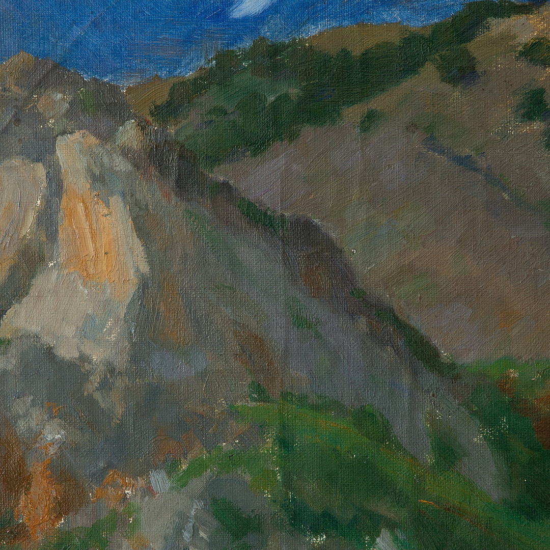 KARL ISAKSON. TILLSKRIVEN. Bergslandskap.