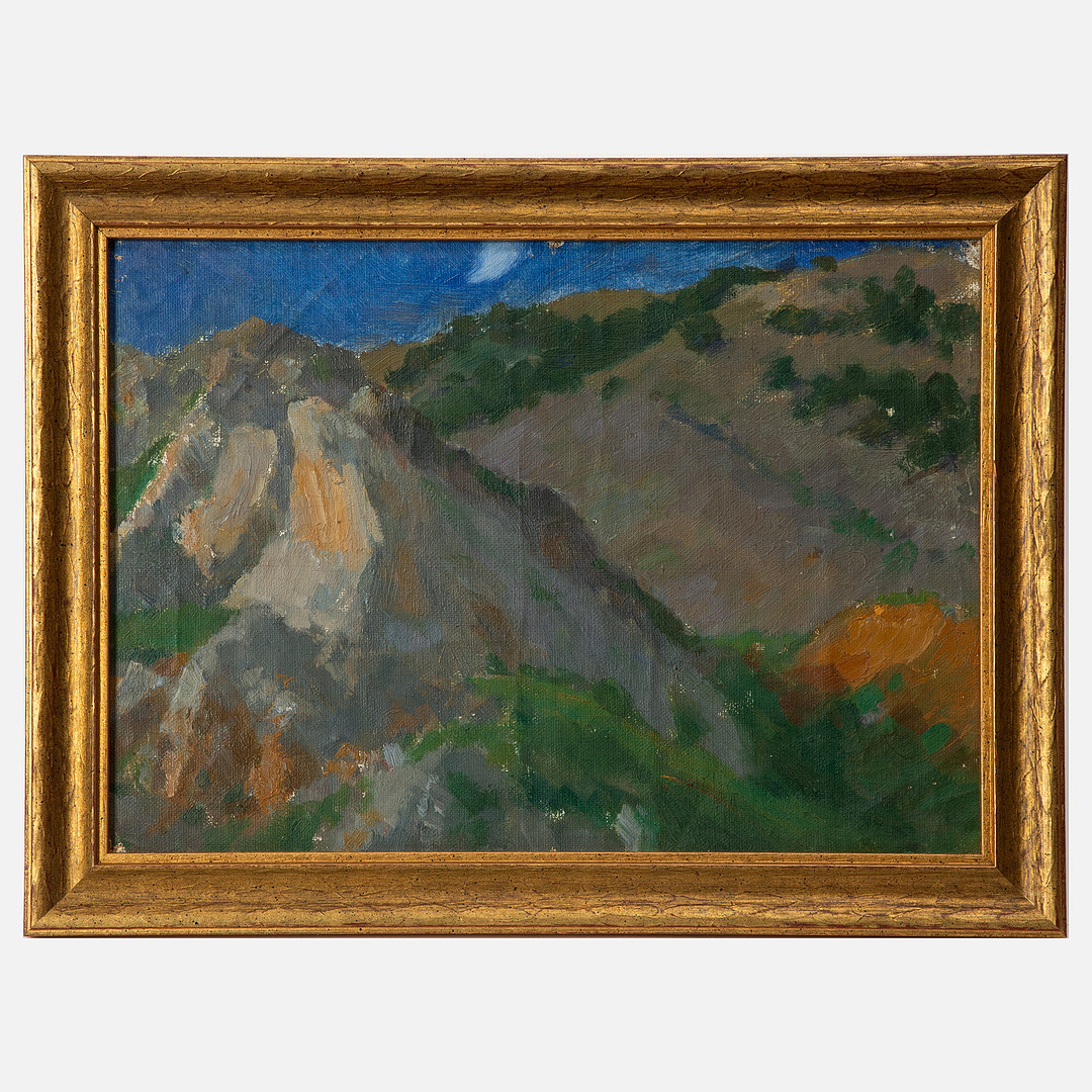 KARL ISAKSON. TILLSKRIVEN. Bergslandskap.