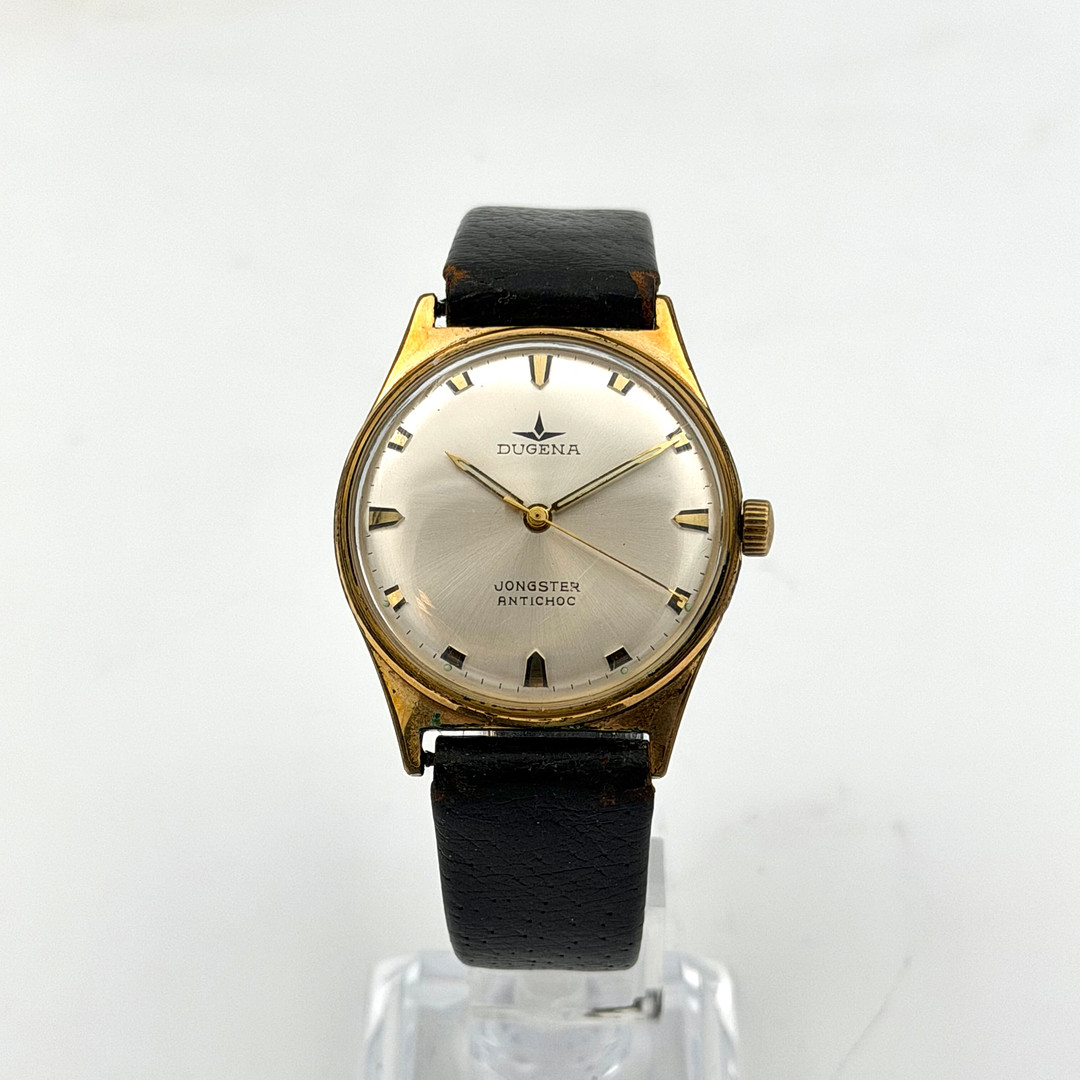 DUGENA JONGSTER, armbandsur, 1960-tal, manuell, gulddouble.