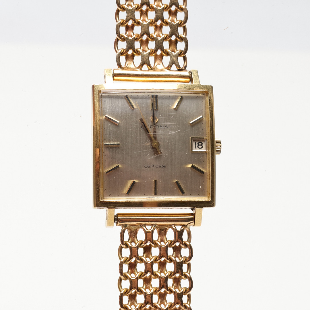 ARMBANDSUR, guld, 18k, total vikt ca 69,2 gram, Certina.
