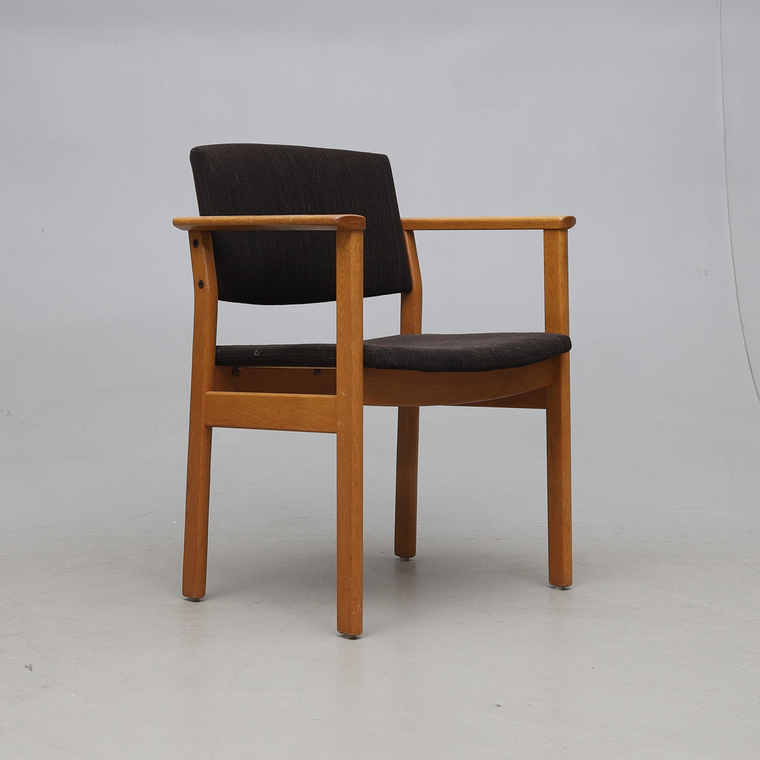 INGVAR ANDERSSON. Karmstol, ek, NK:s verkstäder Nyköping, 1966.