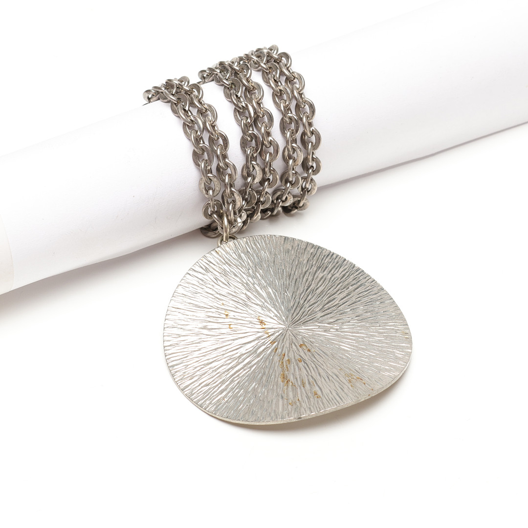 COLLIER med HÄNGE, tenn, Jörgen Jensen.