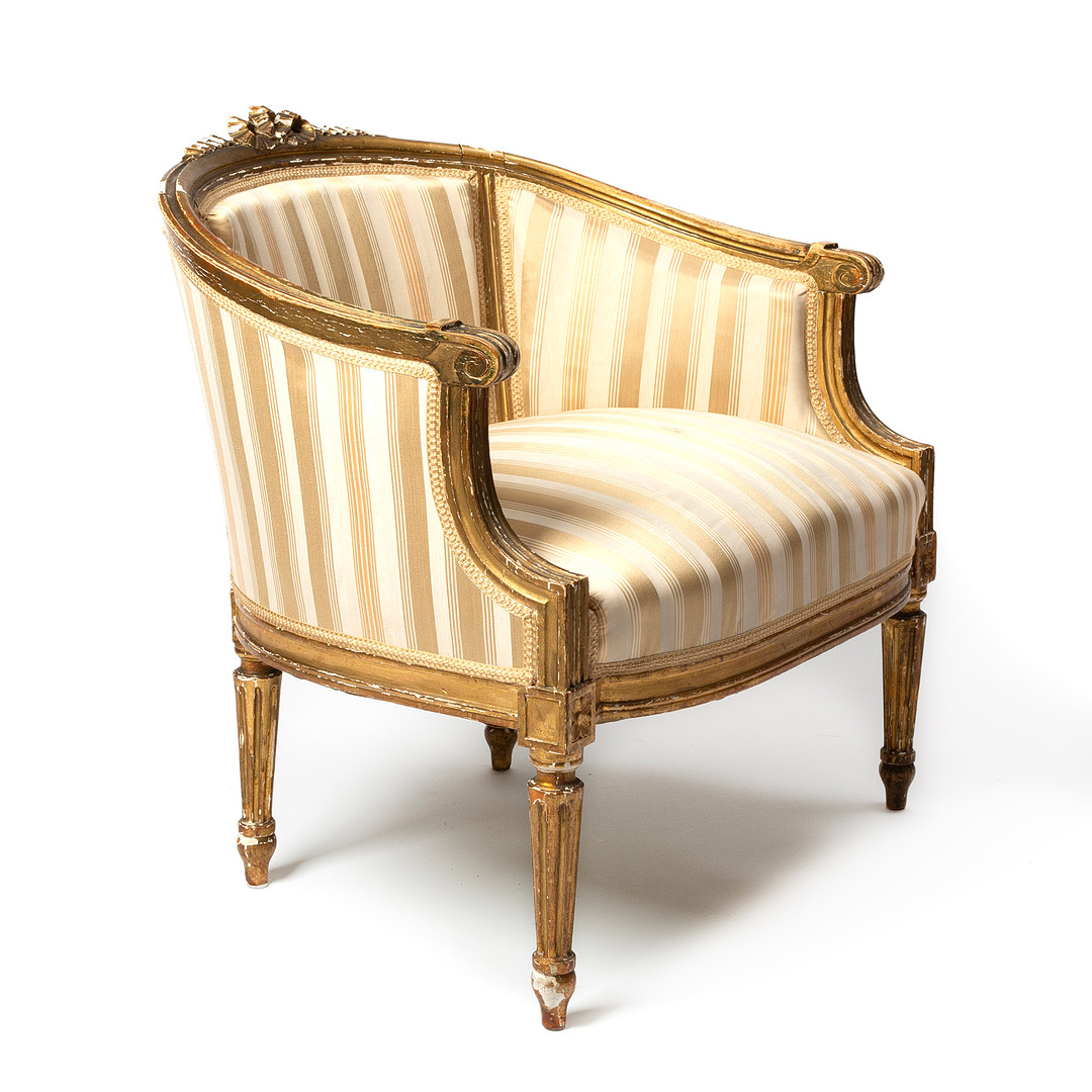BERGÈRE. Louis XVI-stil, 1900-tal.