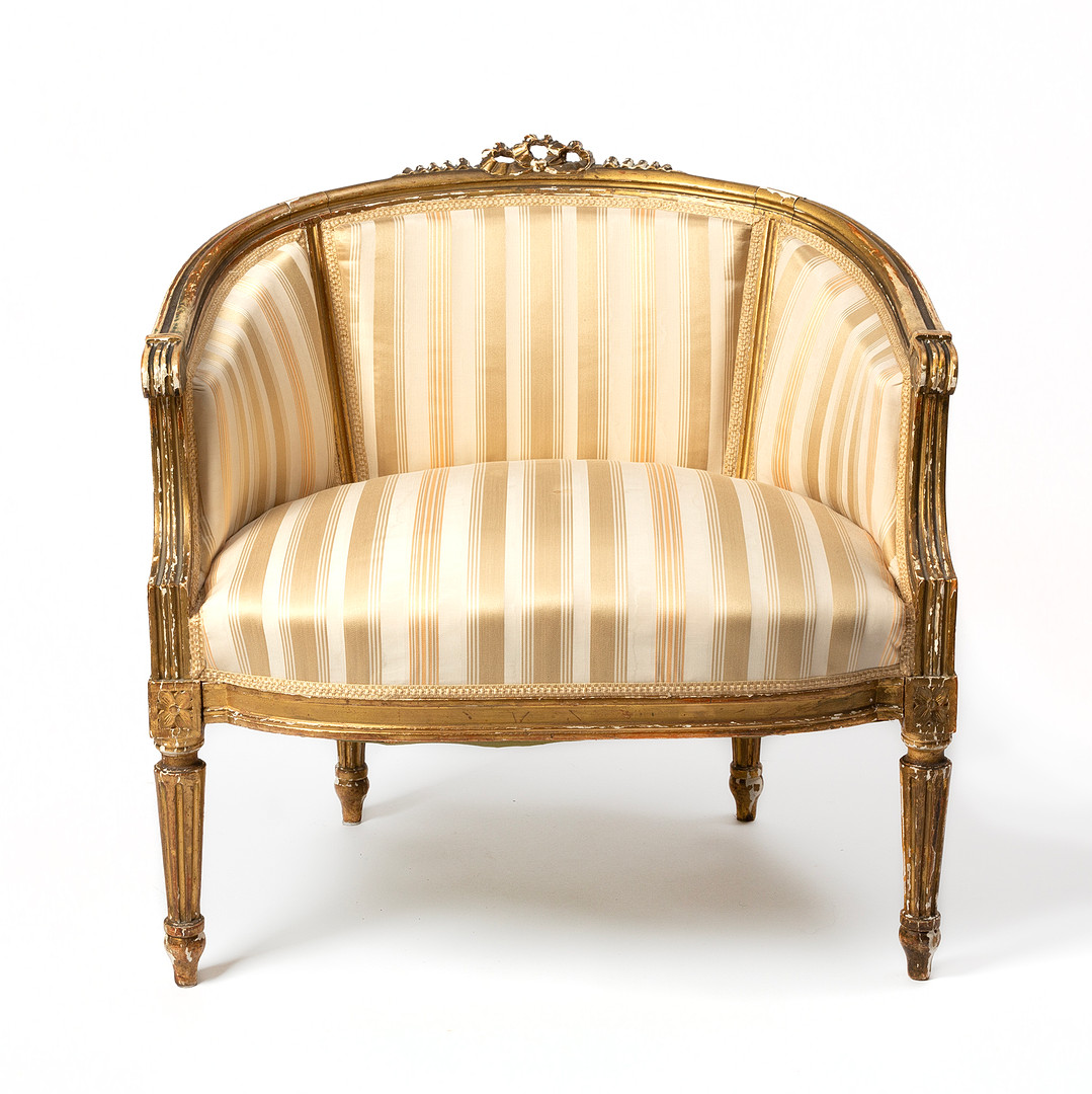BERGÈRE. Louis XVI-stil, 1900-tal.