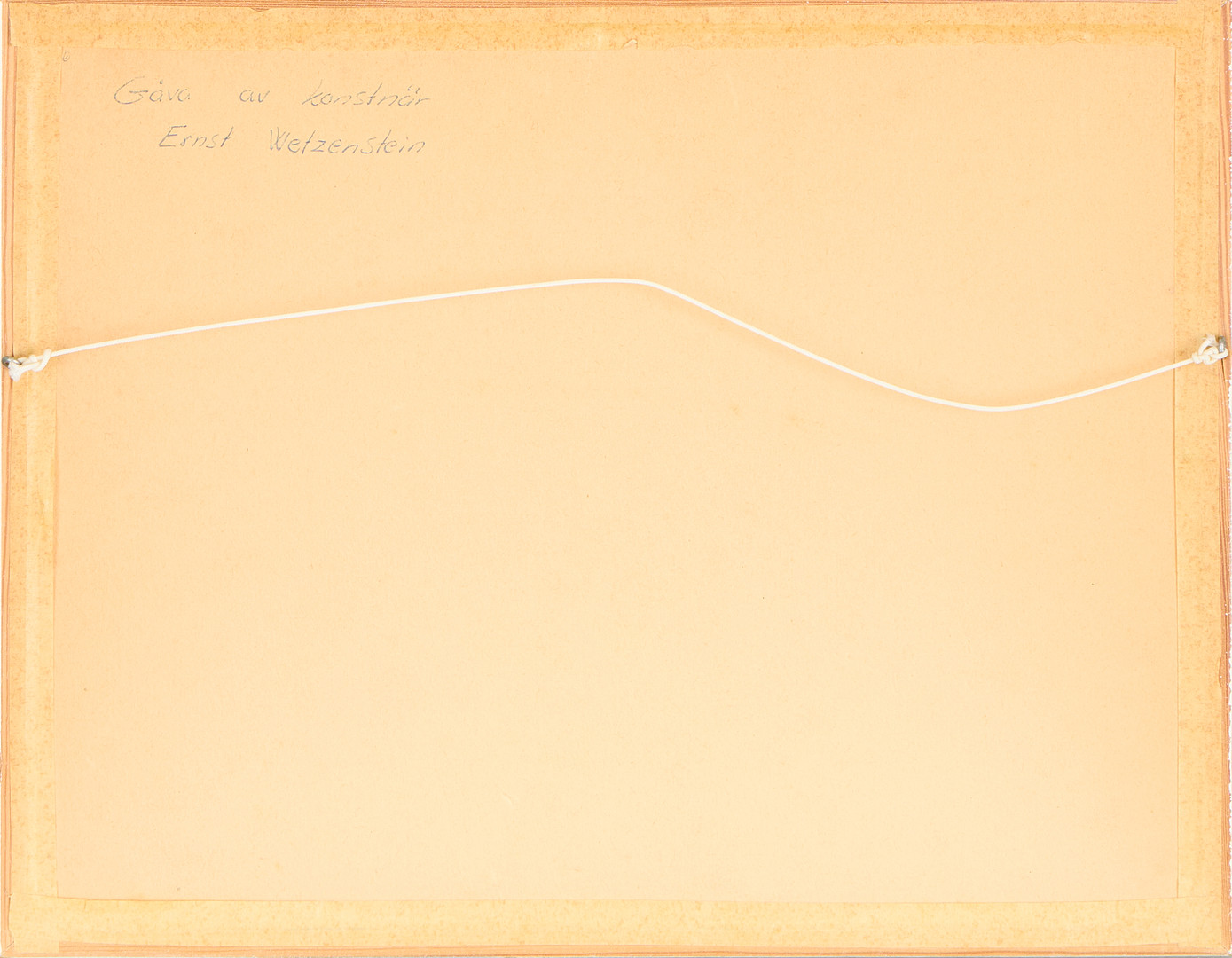 ERNST WETZENSTEIN (1890-1982). Bäckmotiv.